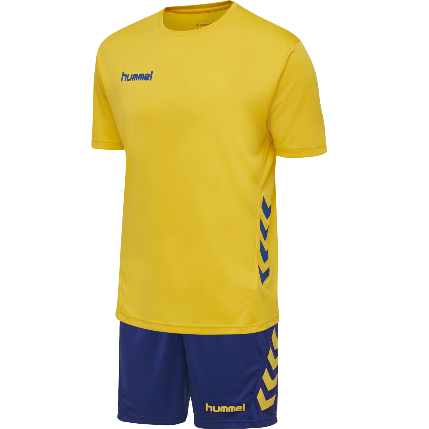hmlPROMO KIDS DUO SET, SPORTS YELLOW/TRUE BLUE, packshot