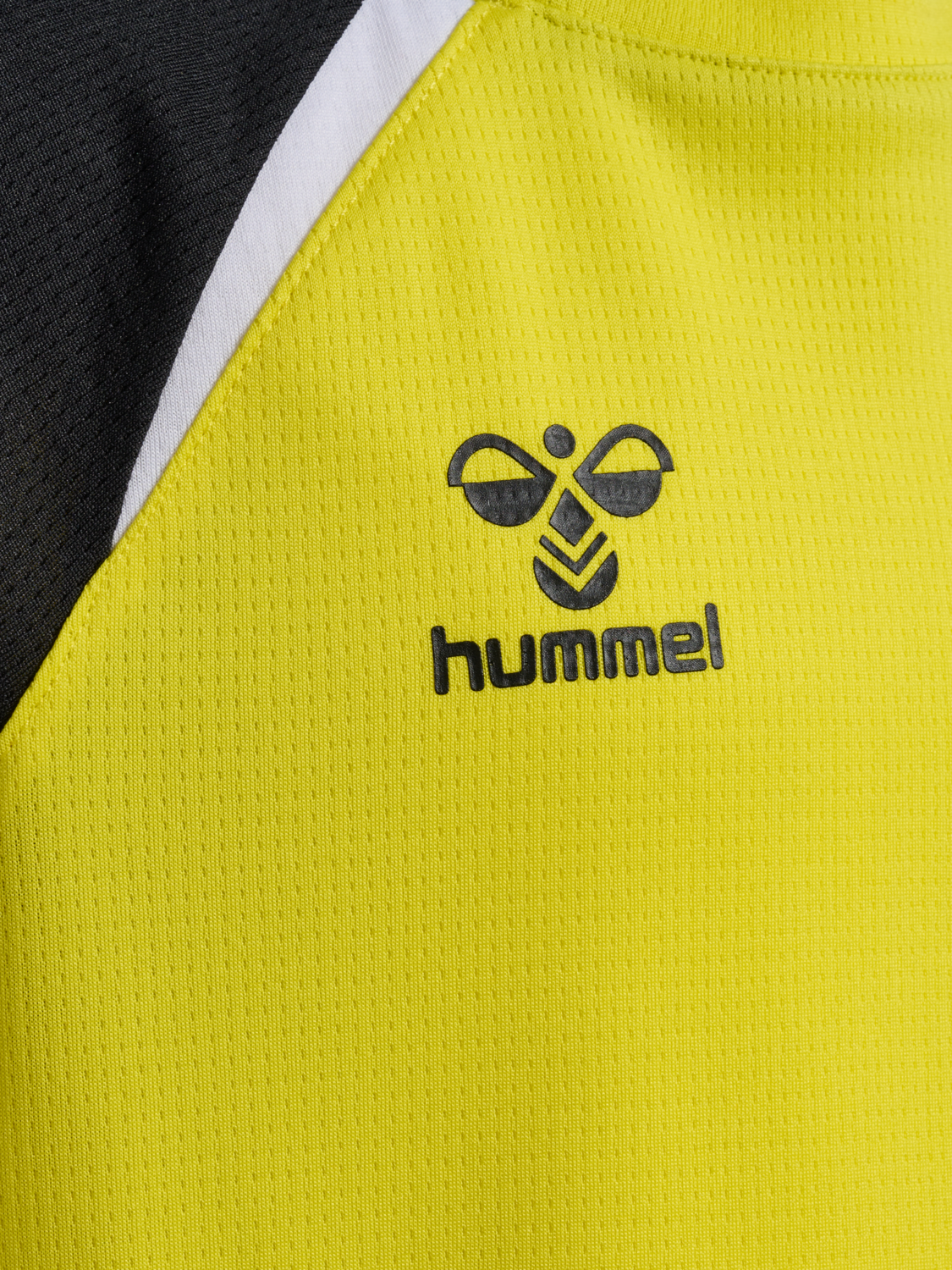 hmlLEAD 2.0 JERSEY S/S KIDS, BLAZING YELLOW/BLACK, packshot