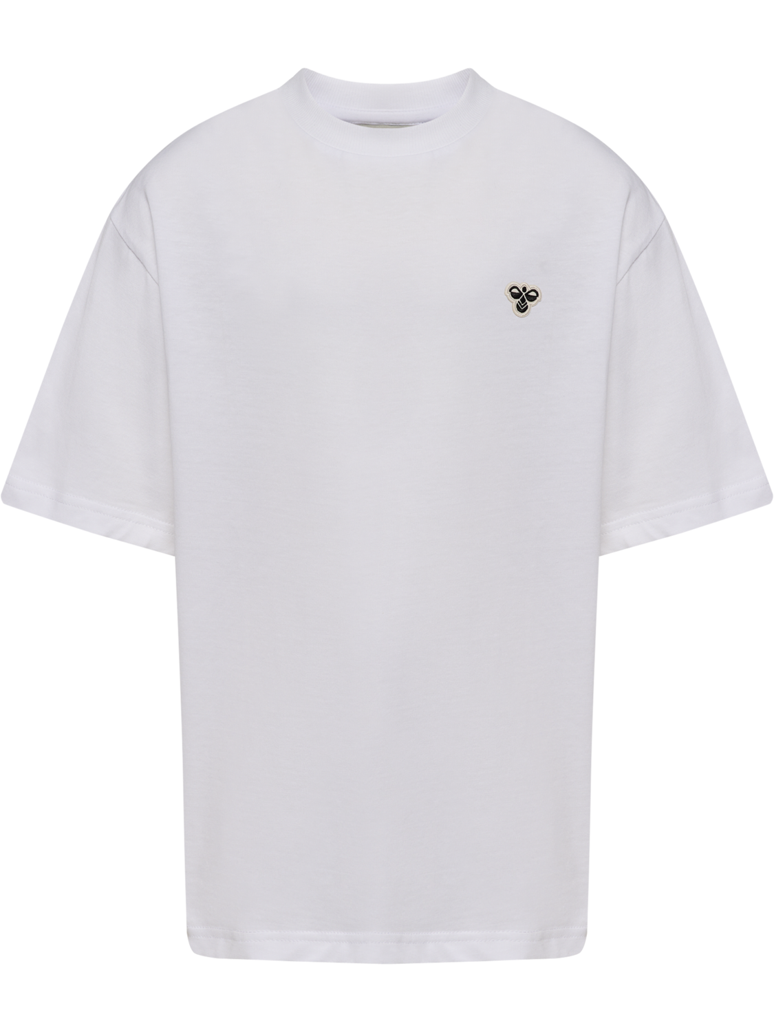 hmlJR LOOSE T-SHIRT S/S BEE, BRIGHT WHITE, packshot