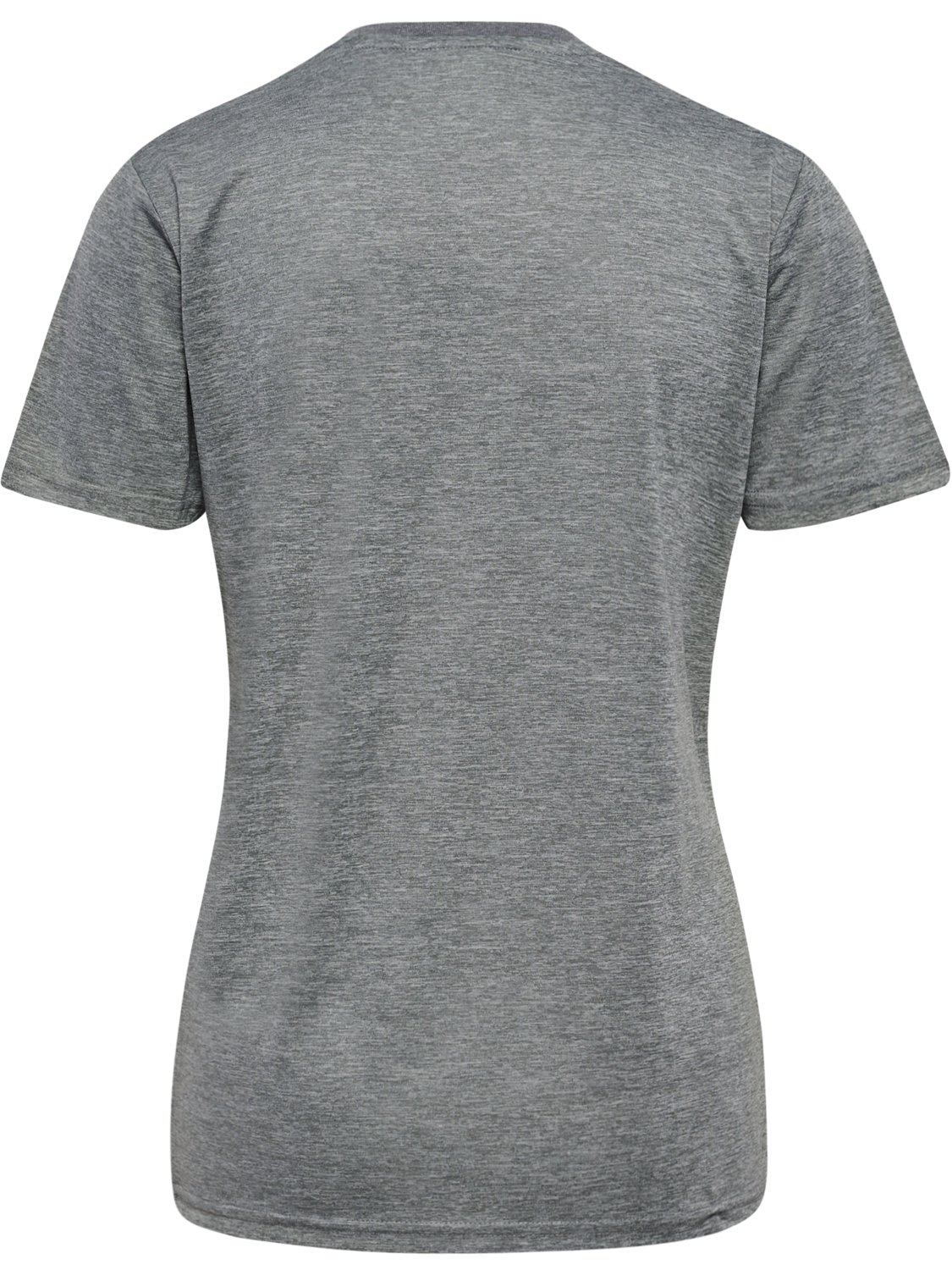 hmlAUTHENTIC PL JERSEY S/S WOMAN, GREY MELANGE, packshot