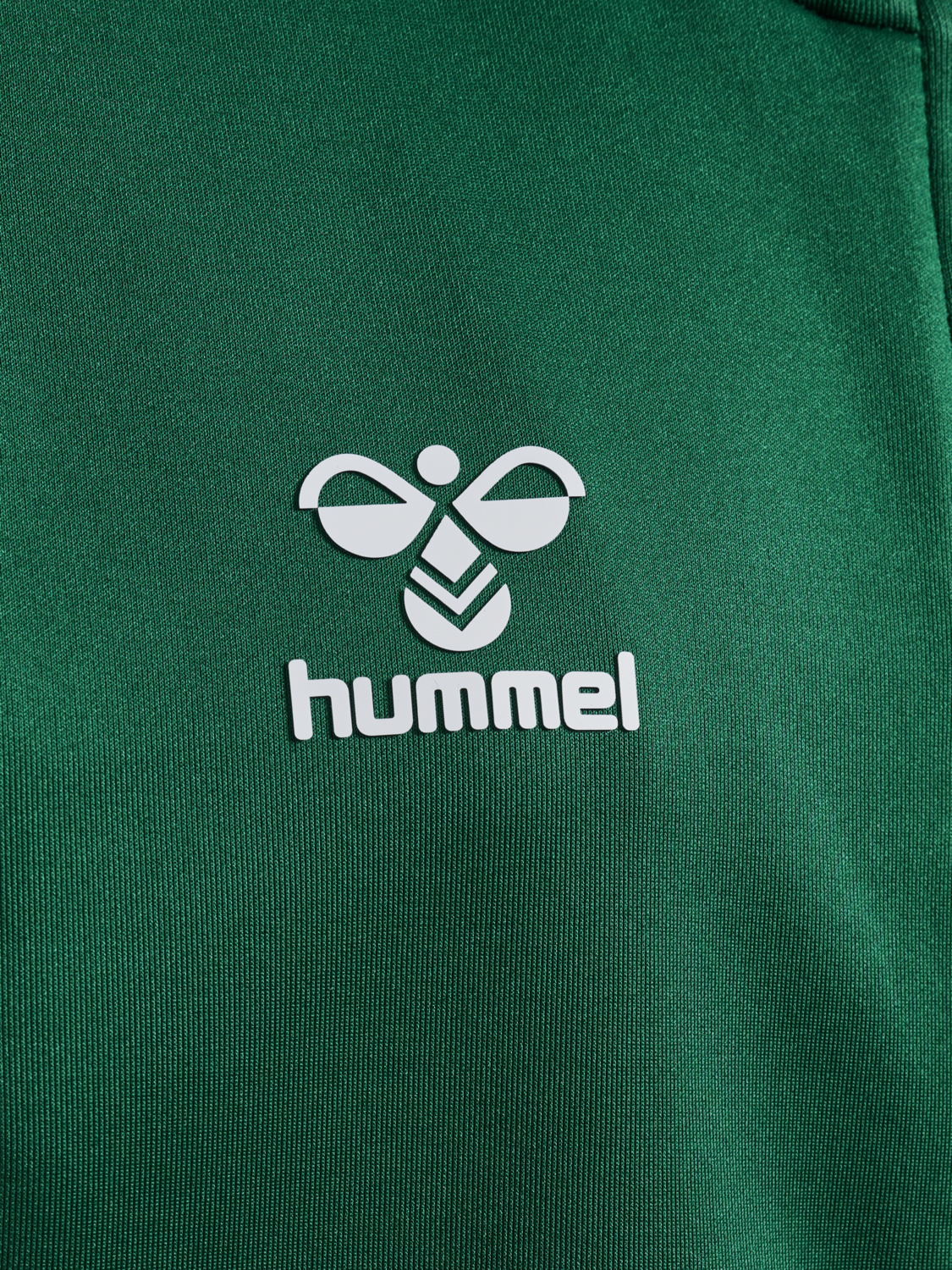 hmlCORE XK POLY ZIP SWEAT KIDS, EVERGREEN, packshot