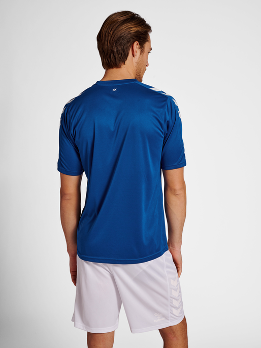 hmlCORE XK STRIPED JERSEY S/S, TRUE BLUE/WHITE, model