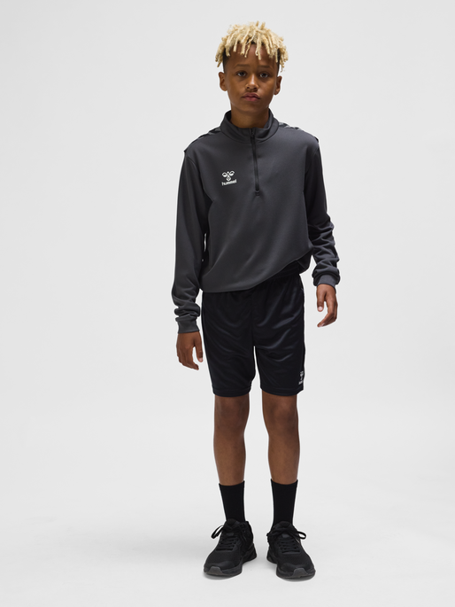 hmlAUTHENTIC PL SHORTS KIDS, BLACK, model