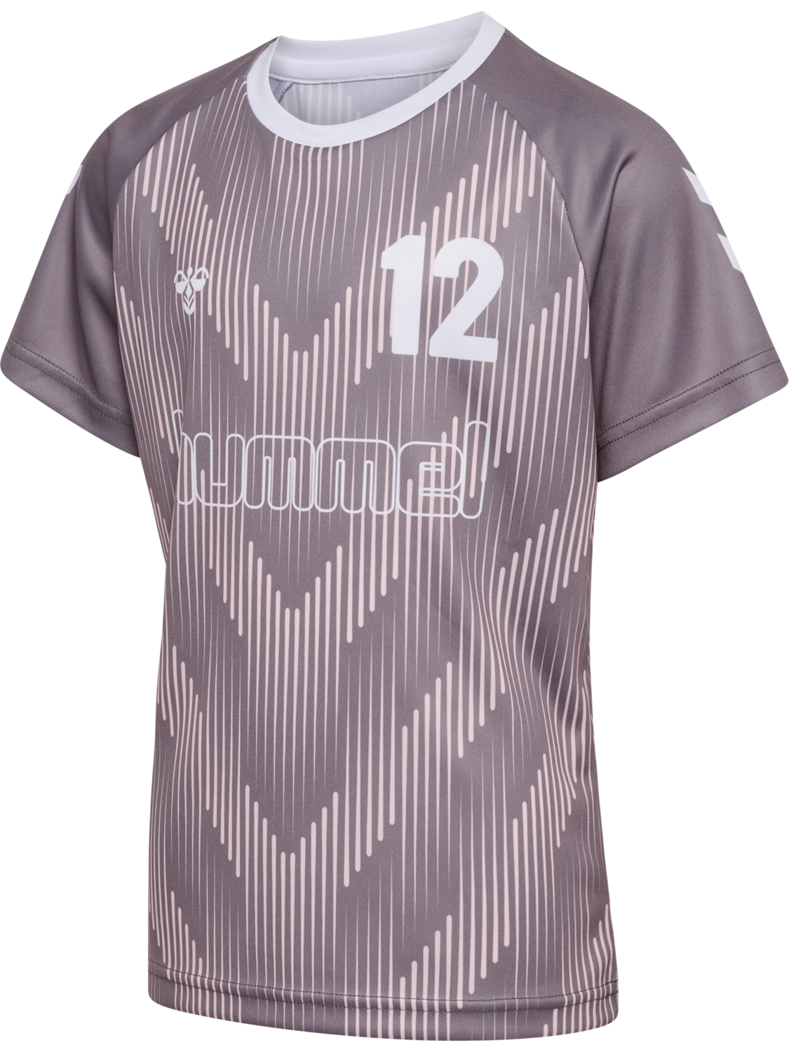 hmlJR REG SOCCER 12 T-SHIRT SS, GRAY RIDGE, packshot