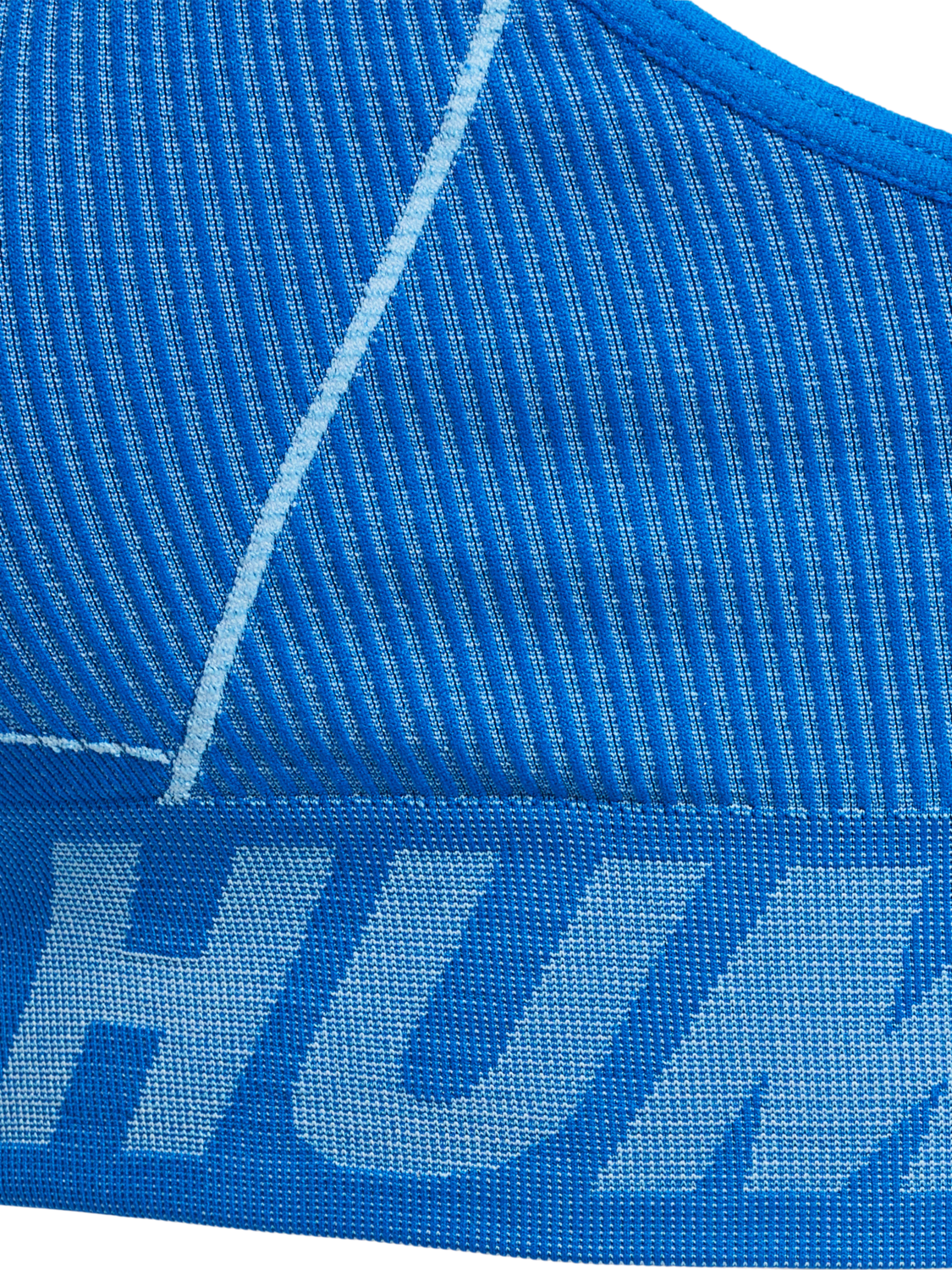hmlTE CHRISTEL SEAMLESS SPORTS TOP, PLACID BLUE/LAPIS BLUE MELANGE, packshot