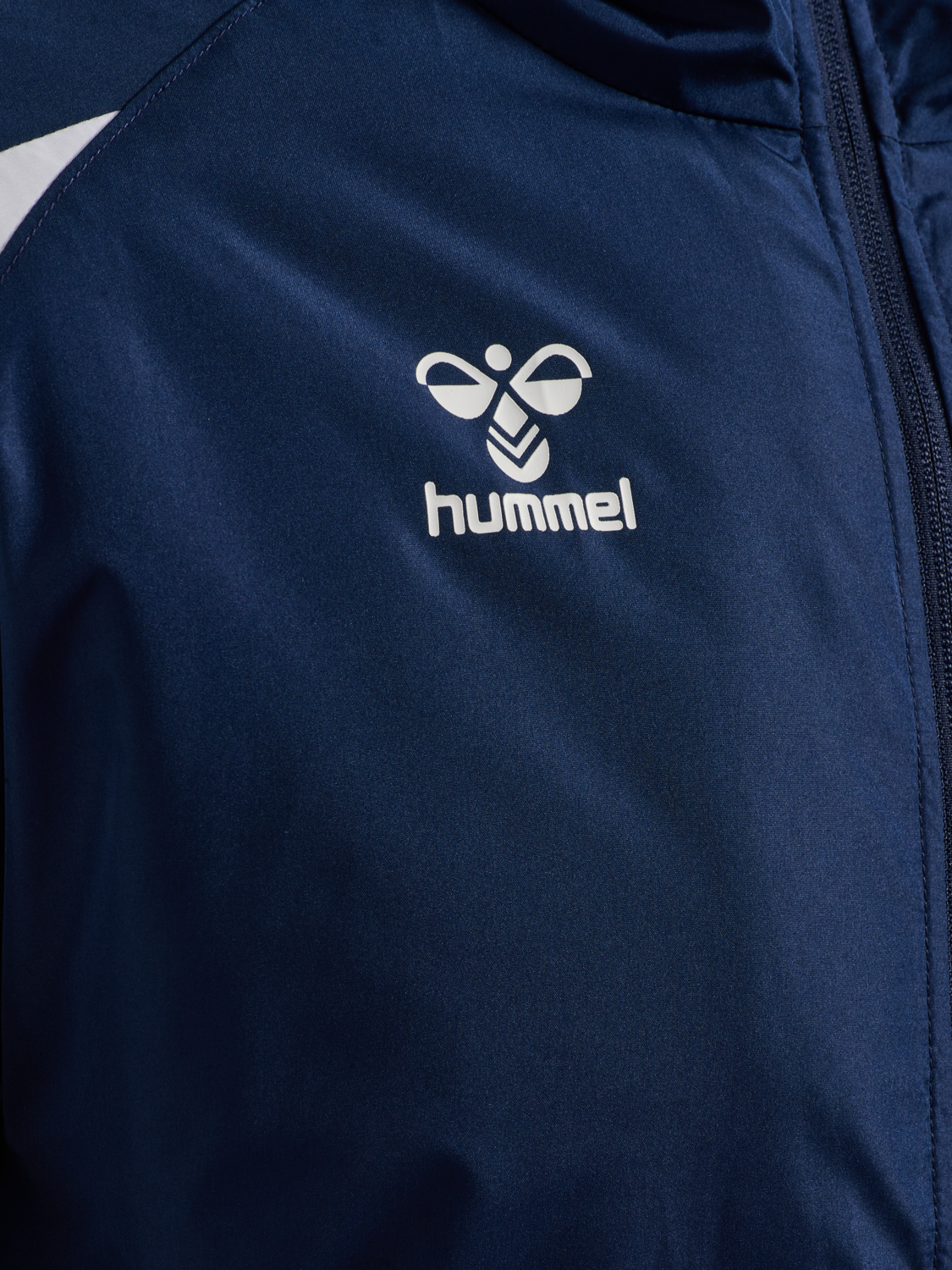 hmlCORE 2.0 BENCH JACKET, MARINE/WHITE, packshot