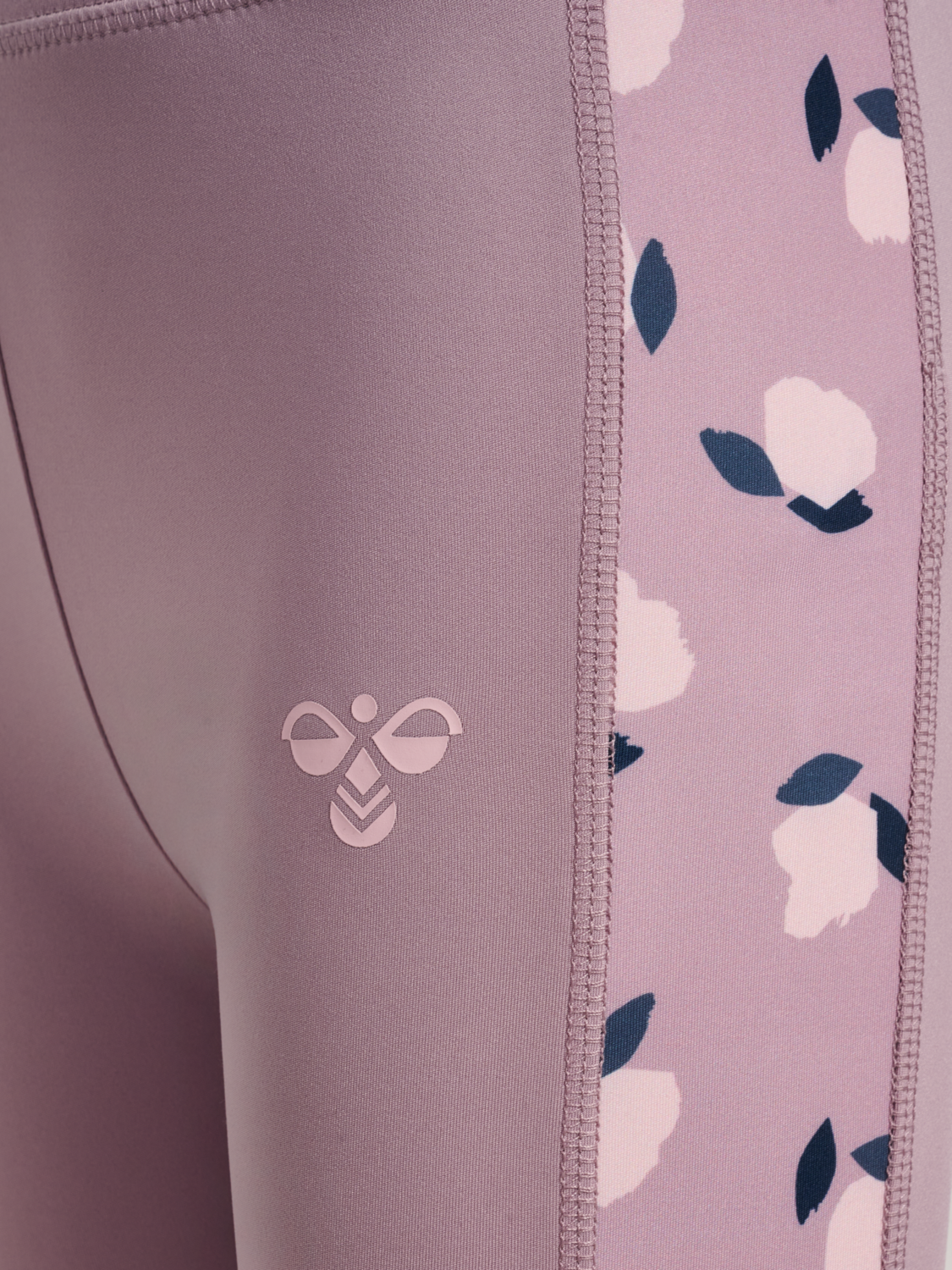hmlJR AOP GYM TIGHTS, SEA FOG, packshot