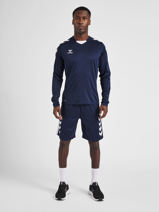 hmlCORE XK POLY JERSEY L/S, MARINE, model