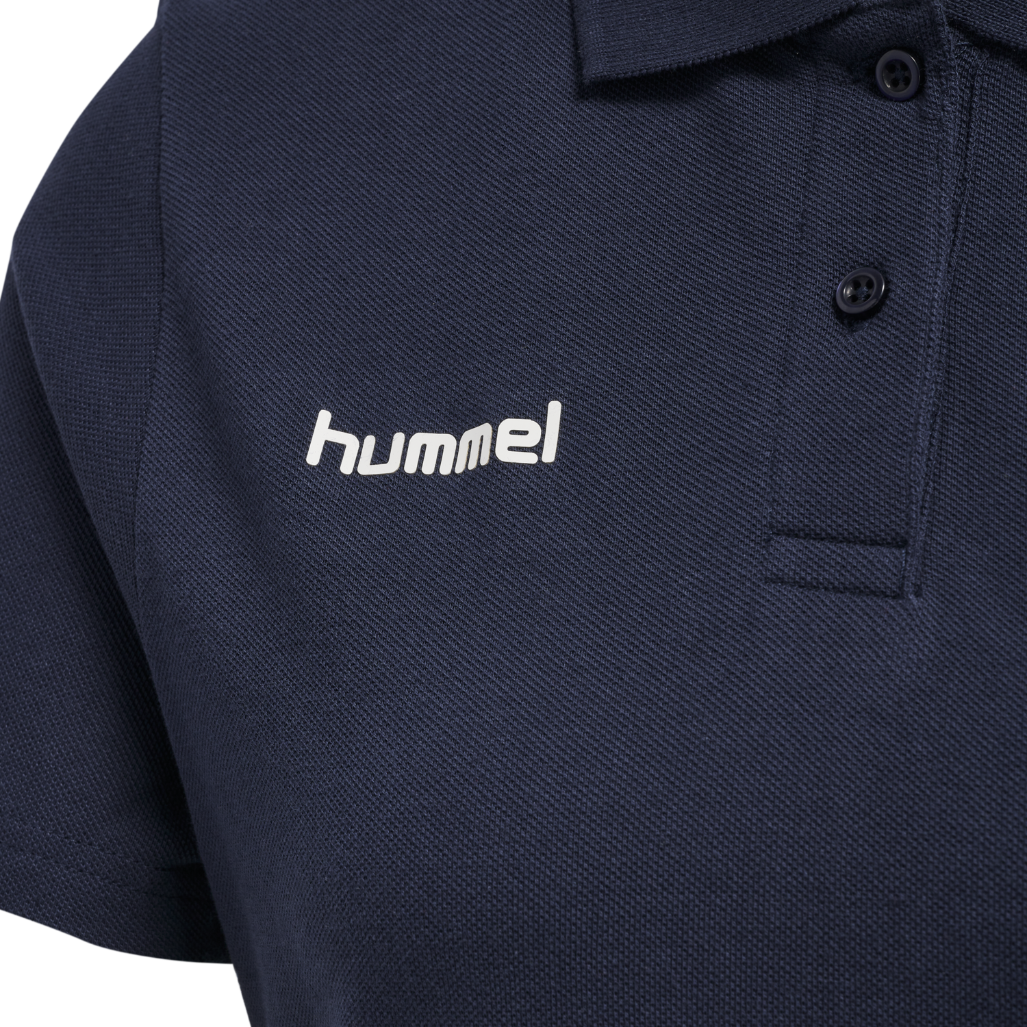 HMLGO COTTON POLO WOMAN, MARINE, packshot