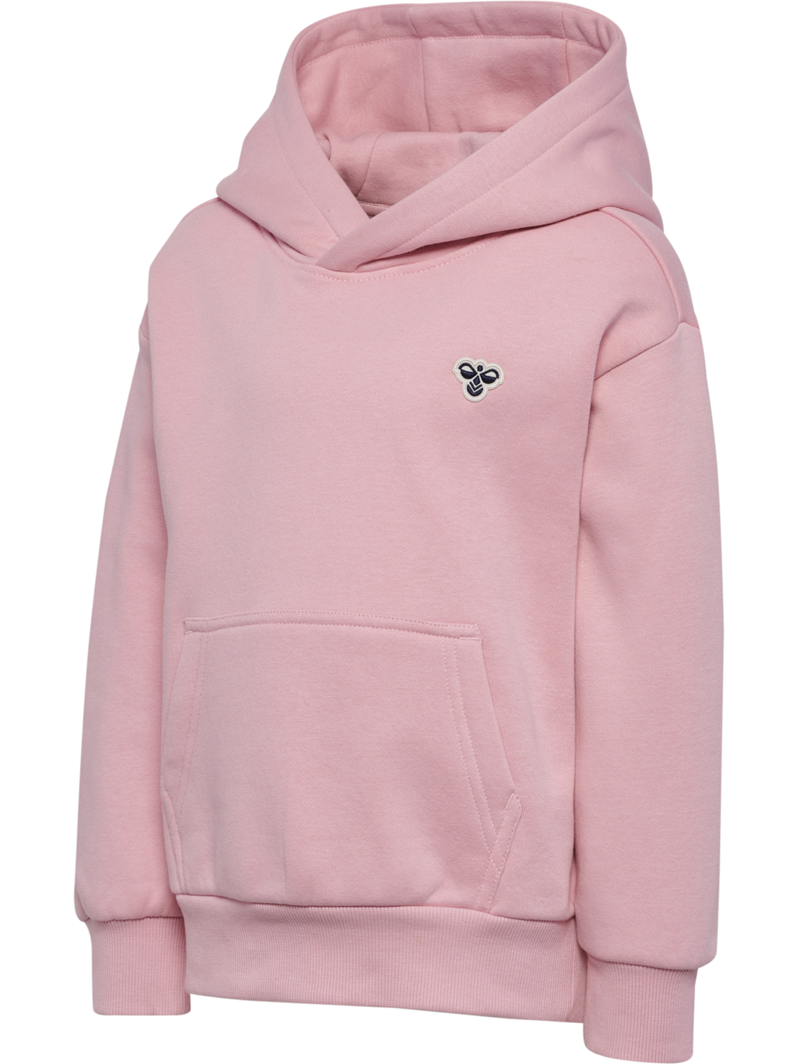 hmlJR LOOSE HOODIE BEE, PINK NECTAR, packshot