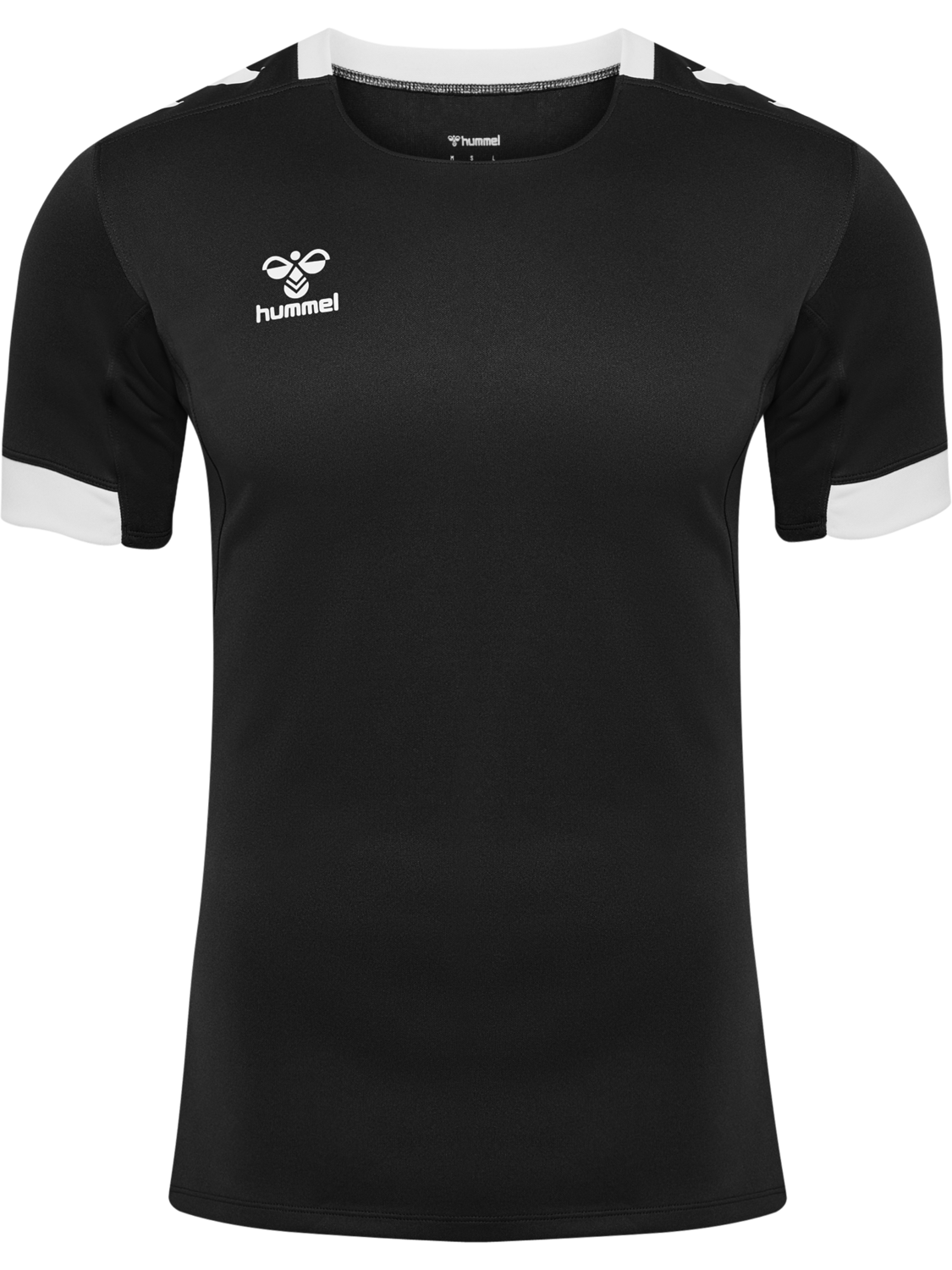 hmlRUGBY JERSEY S/S, BLACK, packshot
