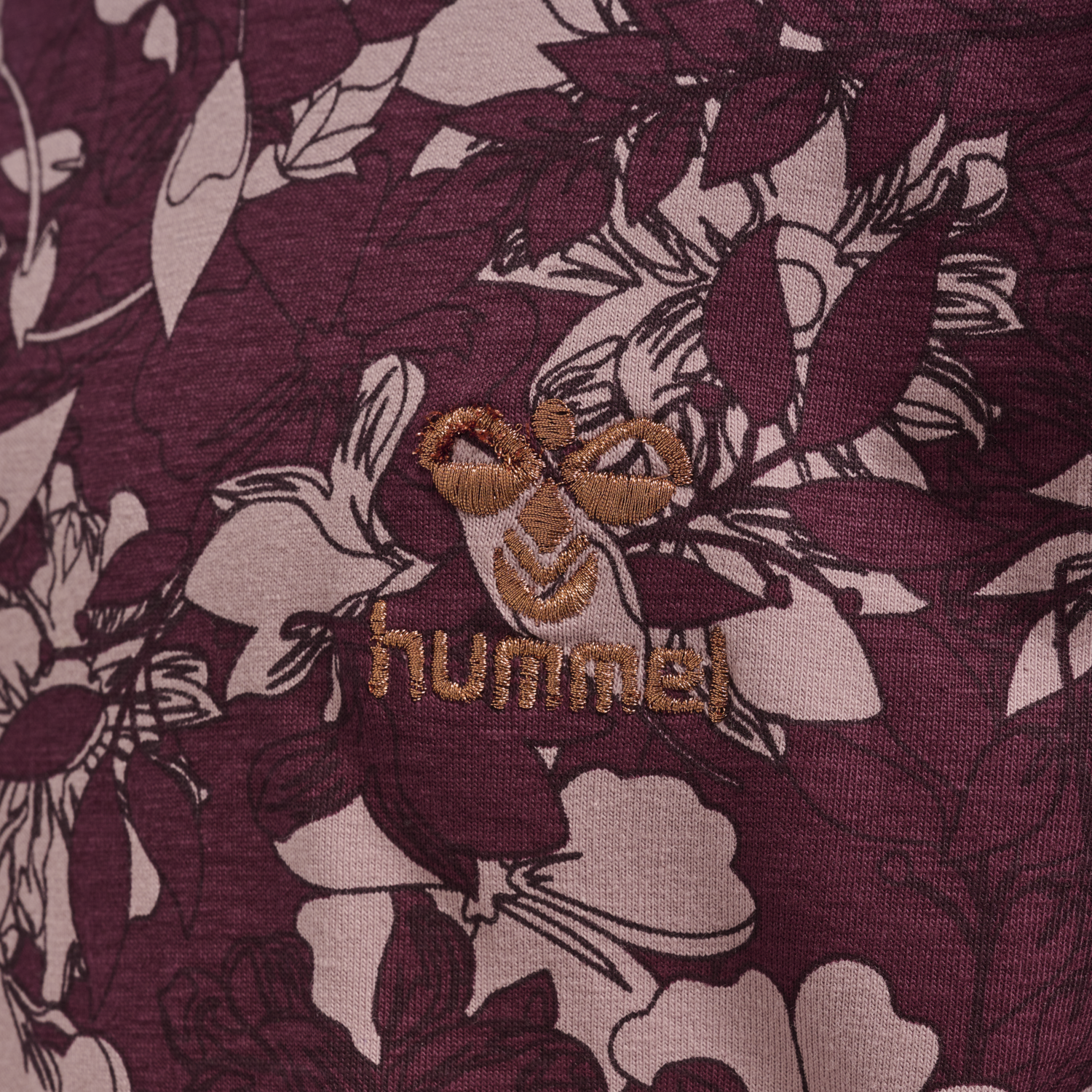 hmlHAZEL DRESS L/S, WINDSOR WINE, packshot