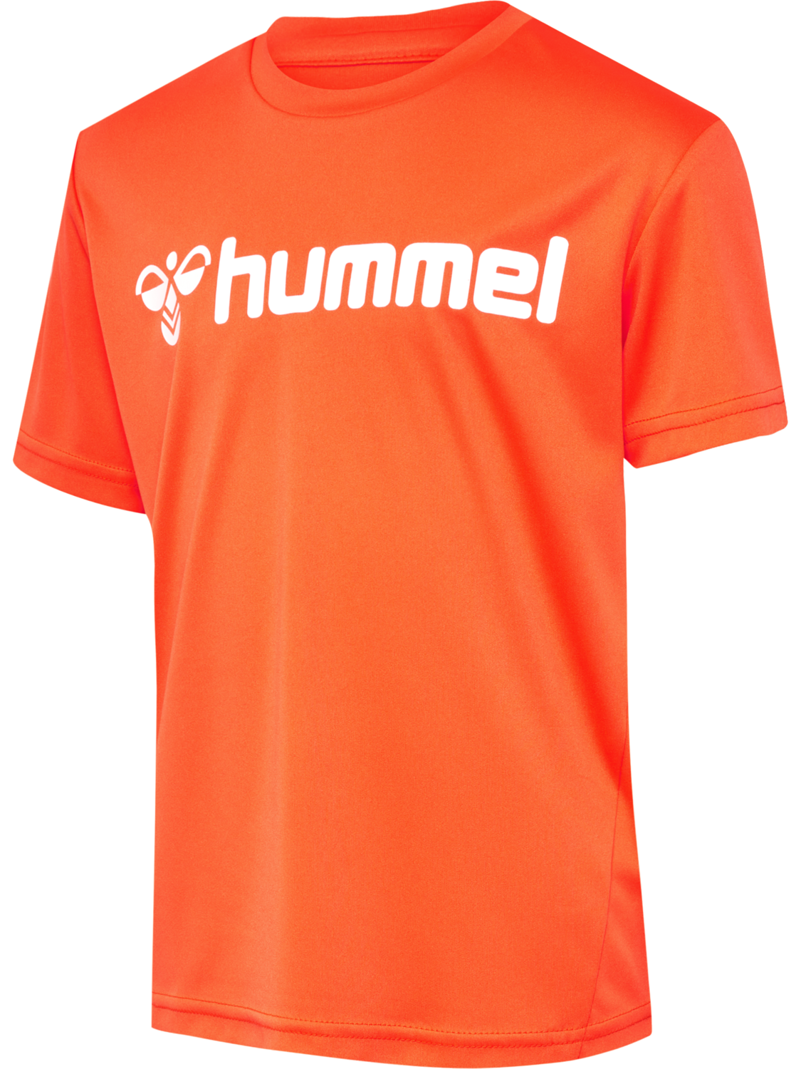 hmlLOGO JERSEY S/S KIDS, NASTURTIUM, packshot