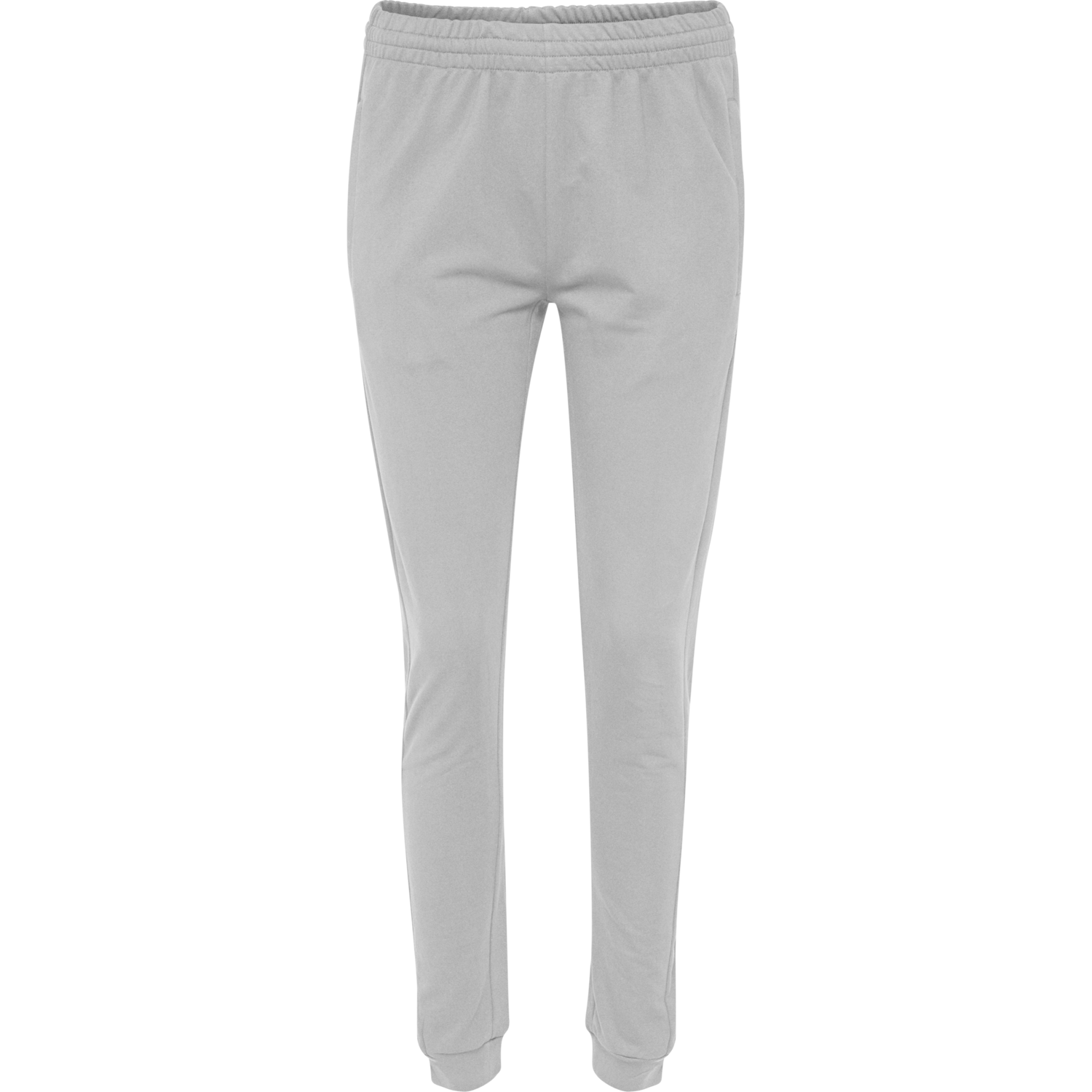 hmlGO COTTON PANT WOMAN, GREY MELANGE, packshot