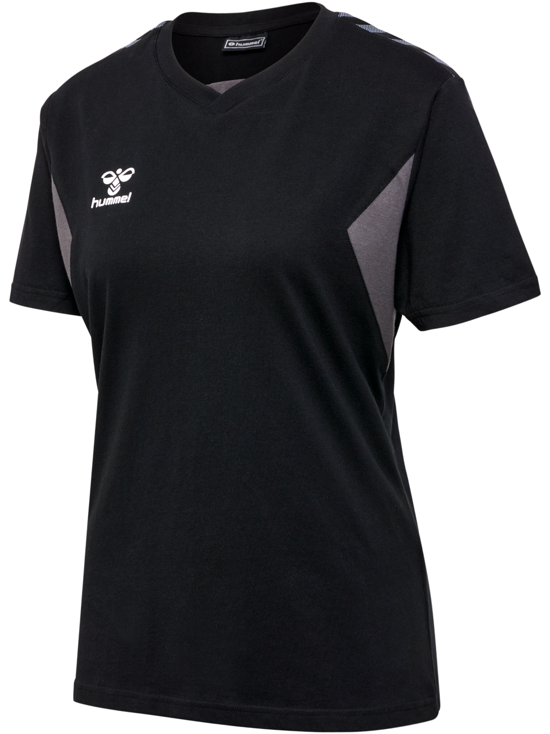 hmlAUTHENTIC CO T-SHIRT S/S WOMAN, BLACK, packshot