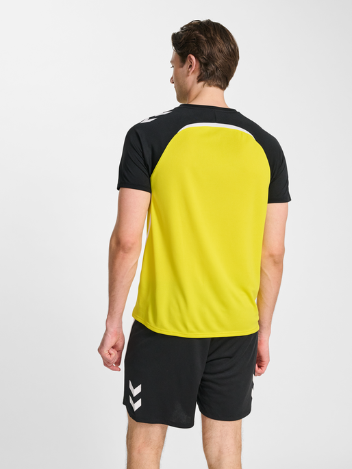 hmlLEAD 2.0 JERSEY S/S, BLAZING YELLOW/BLACK, model