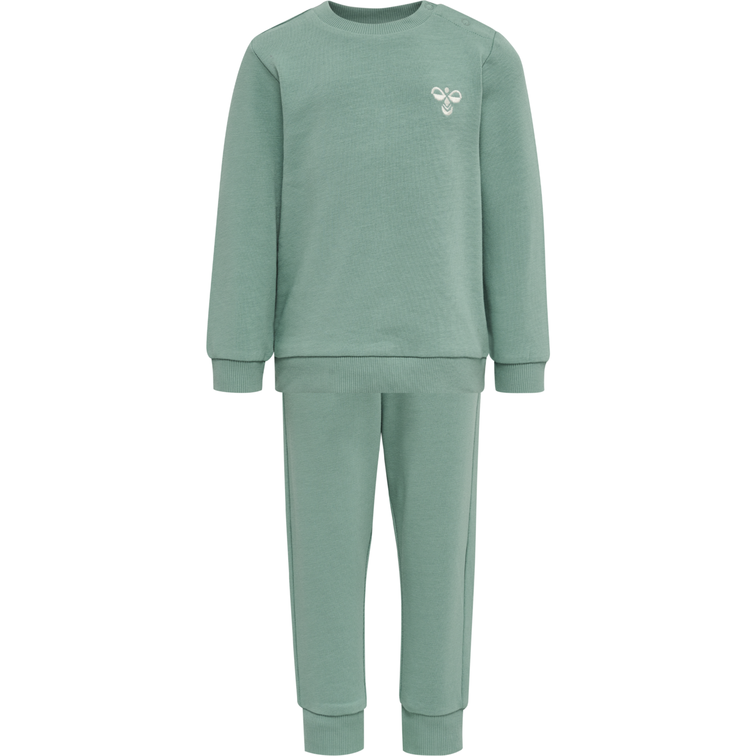 hmlSANTO CREWSUIT, MINERAL BLUE, packshot
