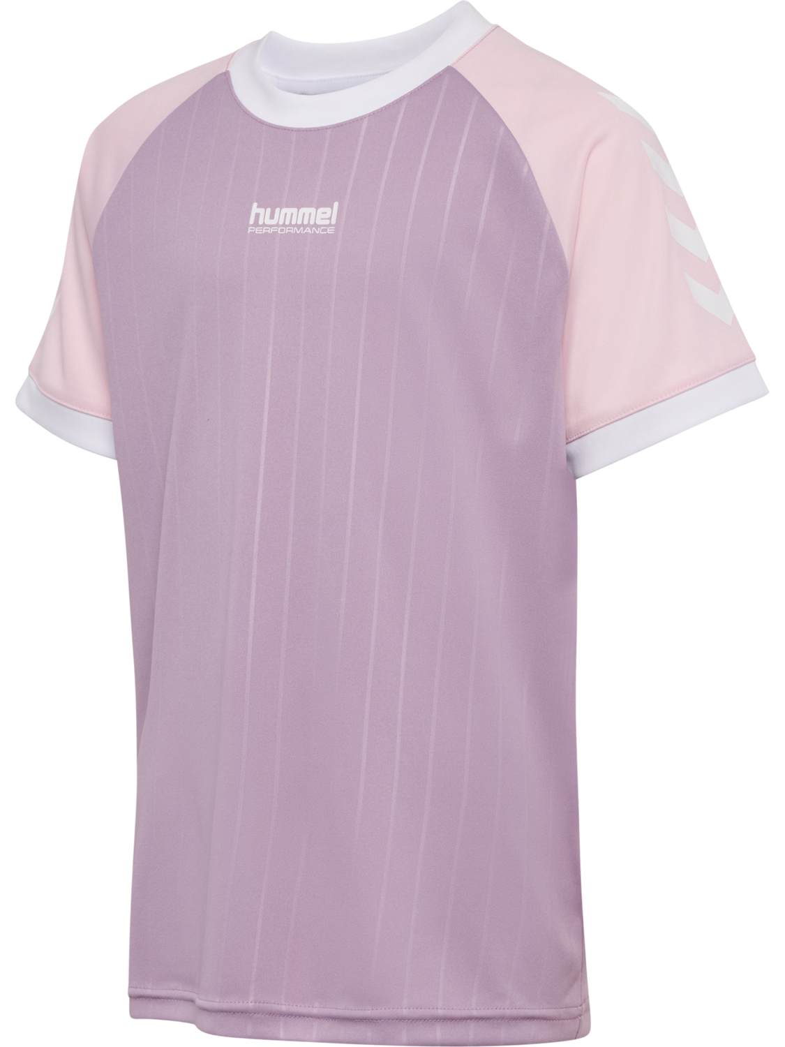 hmlJR STRIPE T-SHIRT S/S, LAVENDER MIST, packshot