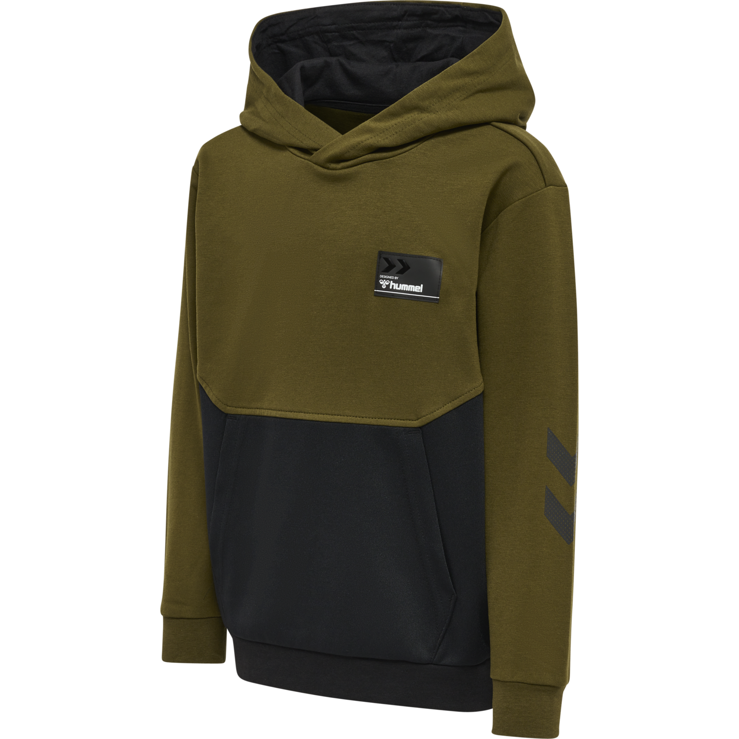 hmlEDWARD HOODIE, DARK OLIVE, packshot