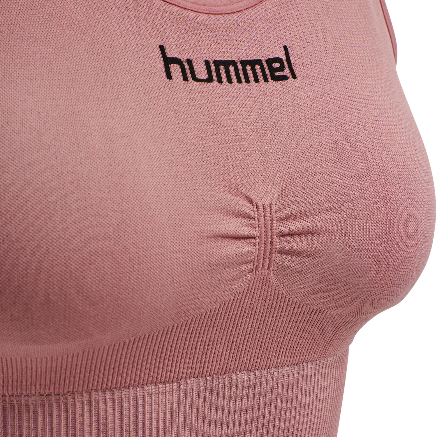 HUMMEL FIRST SEAMLESS BRA WOMAN, DUSTY ROSE, packshot