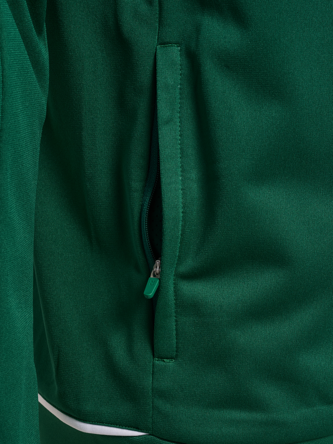 hmlCORE 2.0 TRACK ZIP JACKET, EVERGREEN/WHITE, packshot