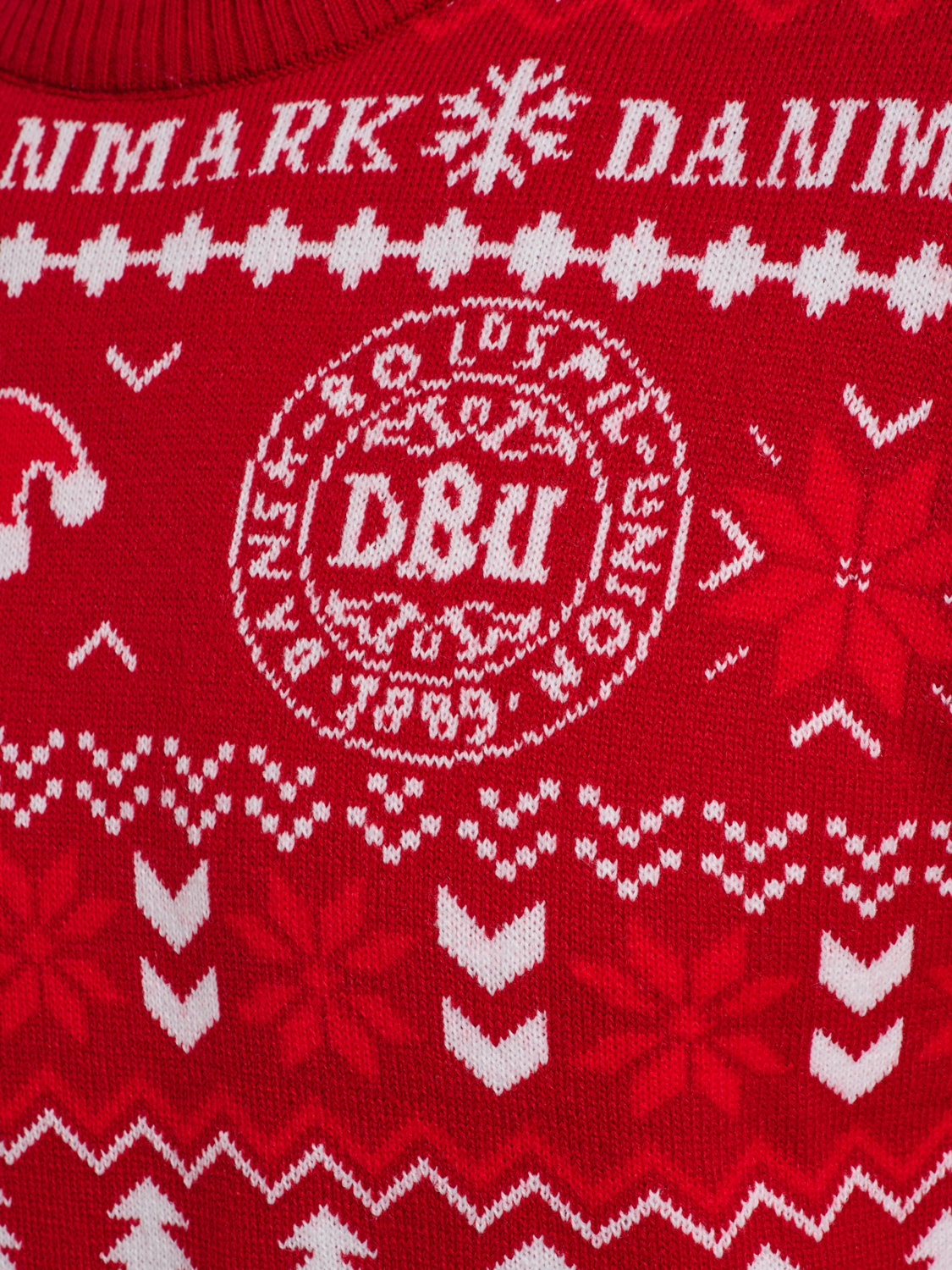 DBU FAN 25 CHRISTMAS SWEATER, TANGO RED, packshot