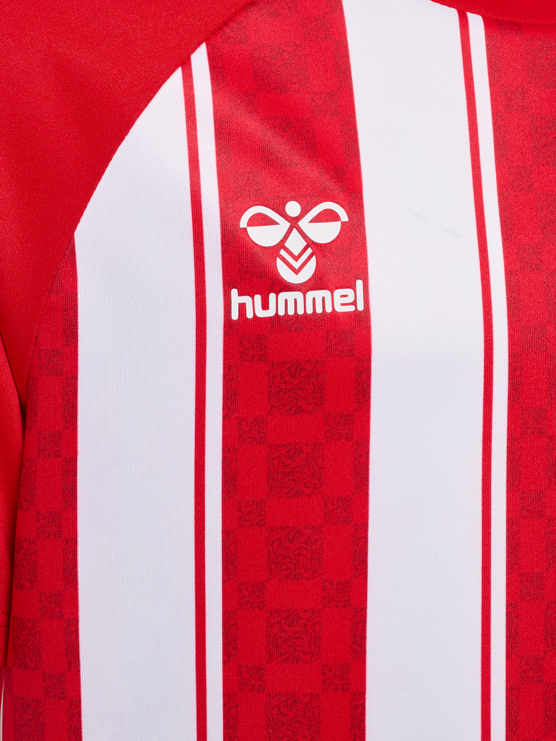 hmlMATCH STRIPED JERSEY S/S KIDS, TRUE RED/WHITE, packshot