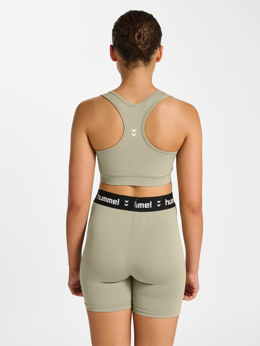 hmlPULSE LIGHT SUPPORT BRA, SEAGRASS, model