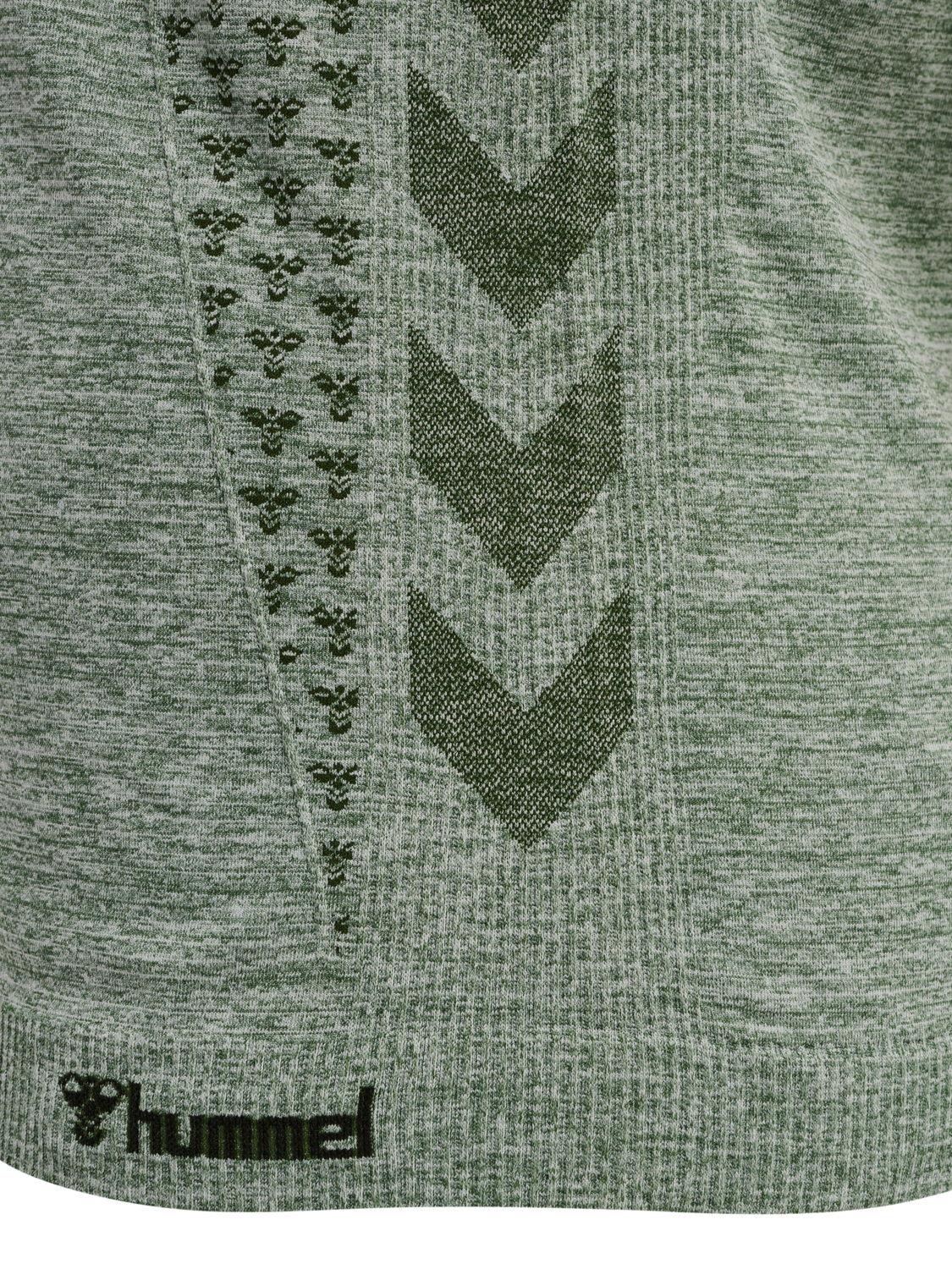 hmlCI SEAMLESS T-SHIRT, THYME MELANGE, packshot
