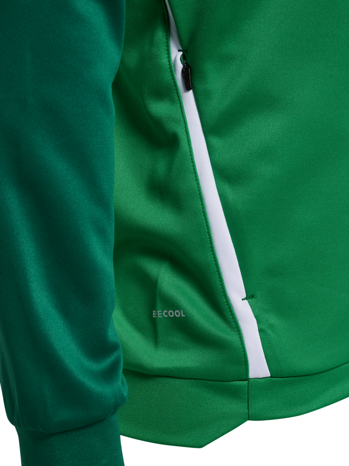 hmlLEAD 2.0 TRACK ZIP JACKET, JELLY BEAN/EVERGREEN, packshot