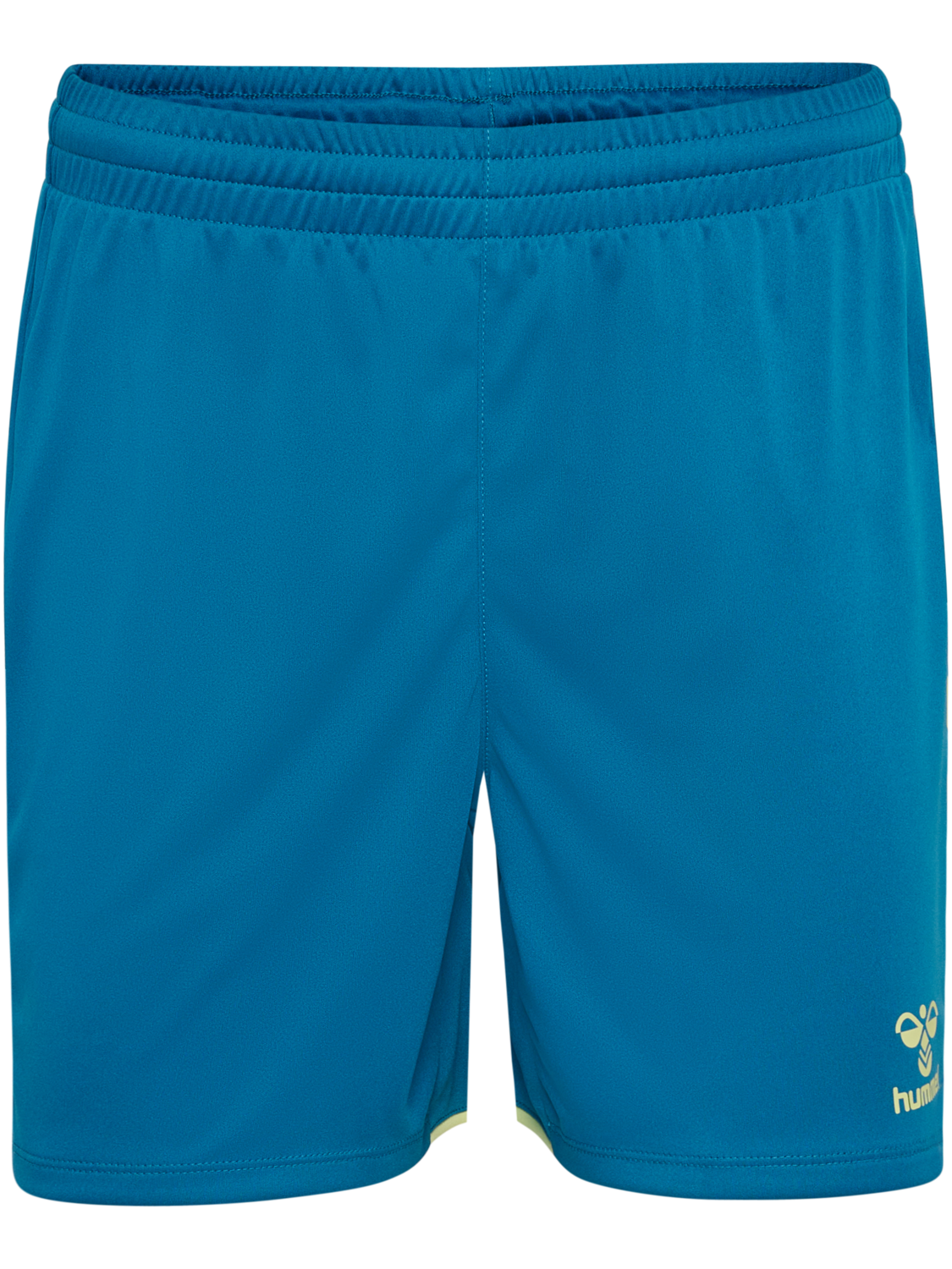 hmlCORE 2.0 SHORTS WOMAN, CELESTIAL/PALE LIME YELLOW, packshot