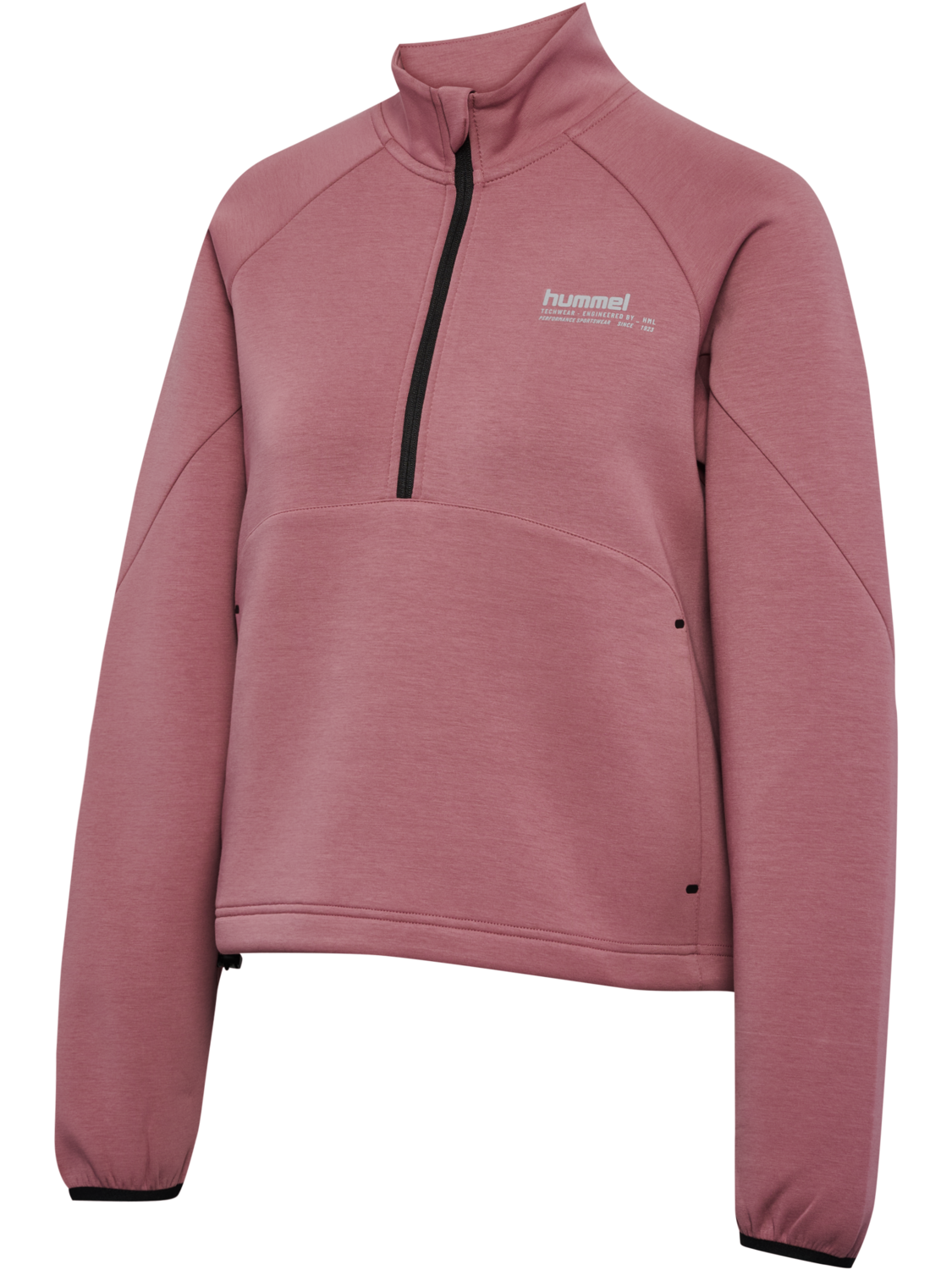 hmlTECH FLEECE WOMEN BOXY HALF ZIP, WISTFUL MAUVE, packshot