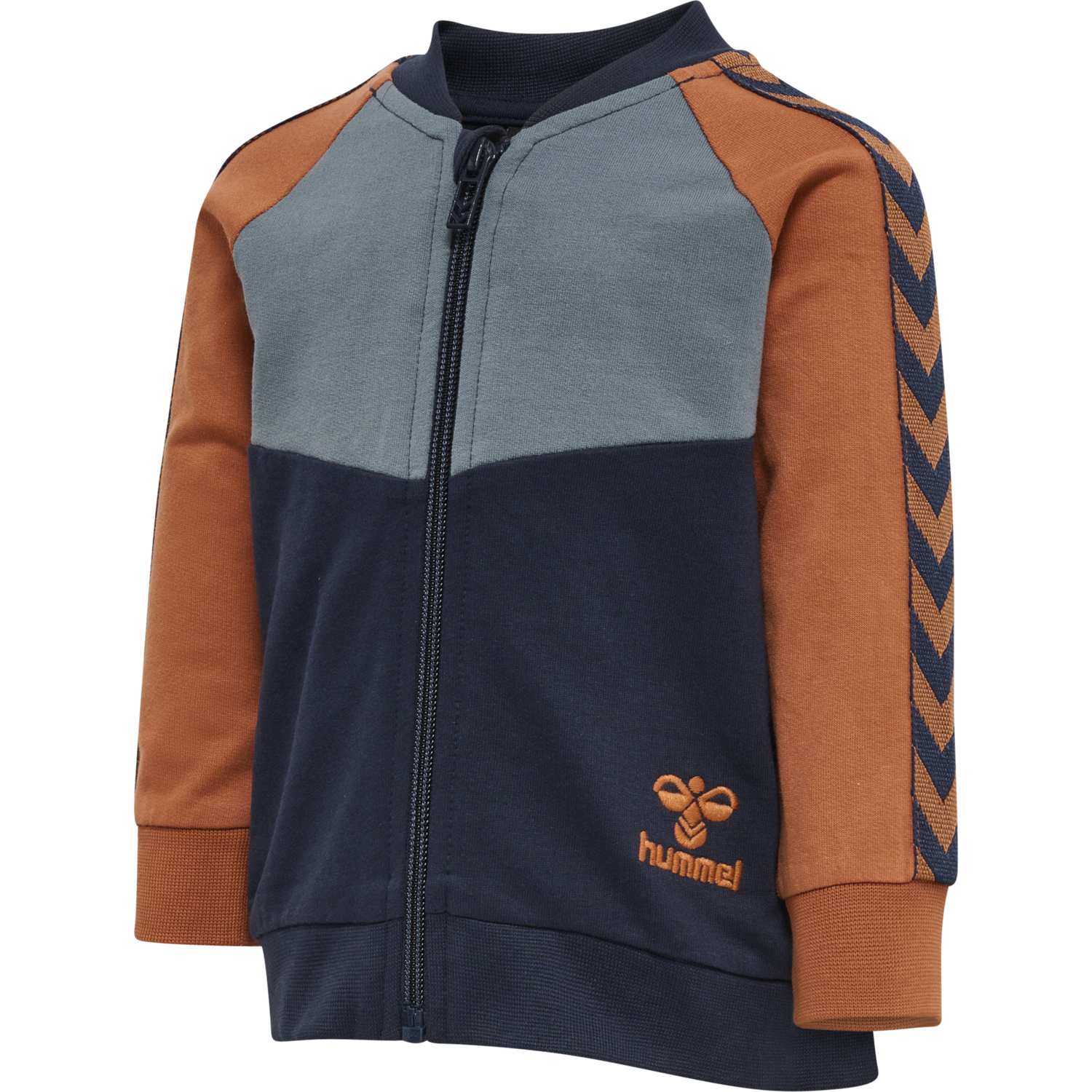 hmlPUK ZIP JACKET, BLACK IRIS, packshot