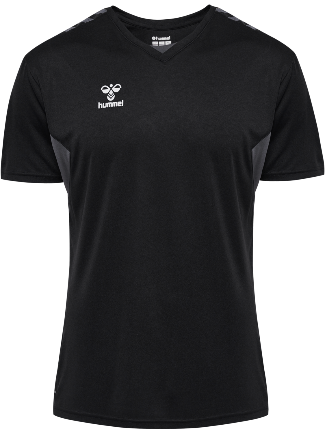 hmlAUTHENTIC PL JERSEY S/S, BLACK, packshot