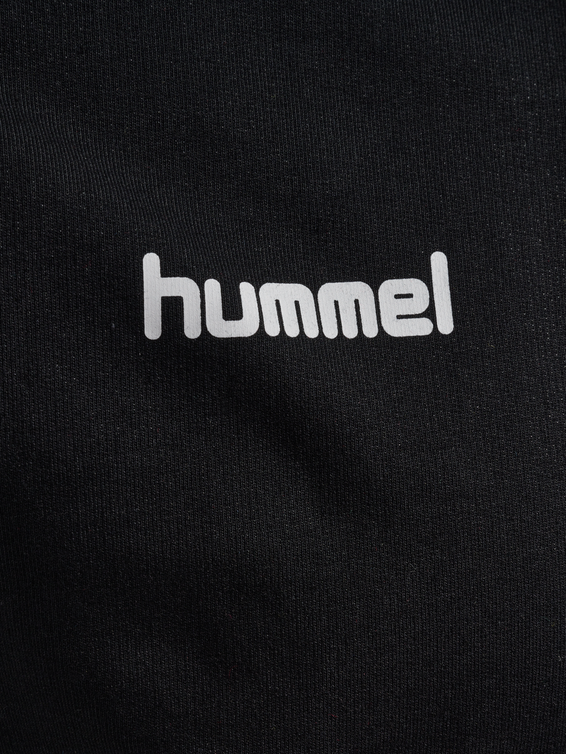 HMLGO COTTON ZIP HOODIE, BLACK, packshot