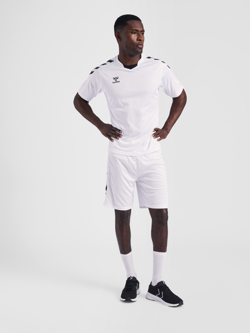 hmlCORE XK POLY JERSEY S/S, WHITE, model