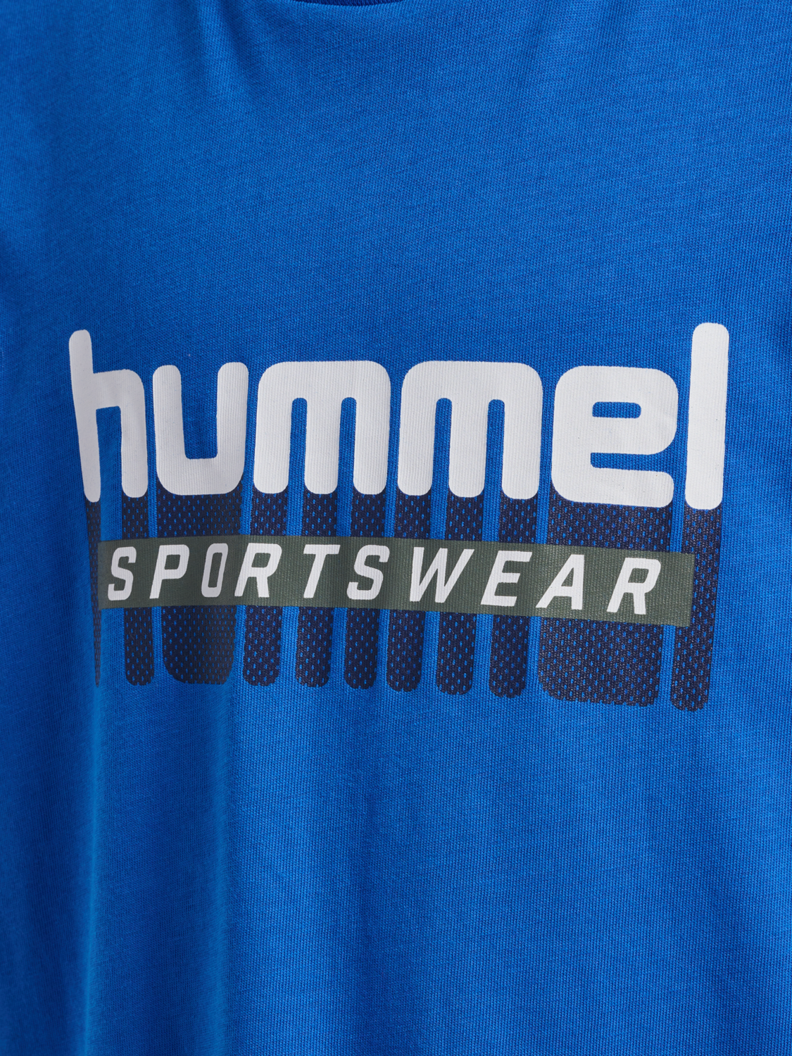 hmlTUKAS T-SHIRT S/S, BLUE LOLITE, packshot