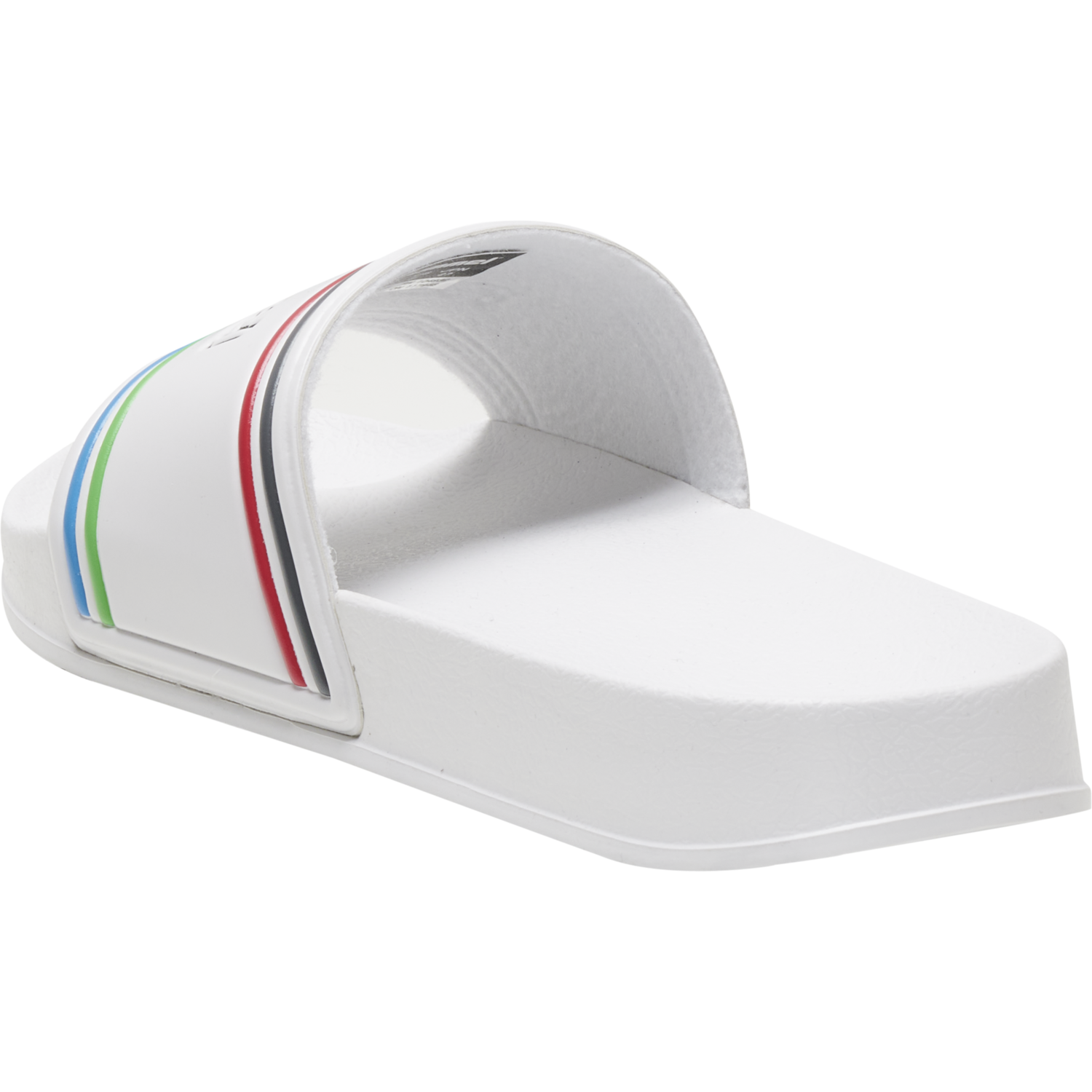 POOL SLIDE RETRO, WHITE/MULTICOLOR, packshot
