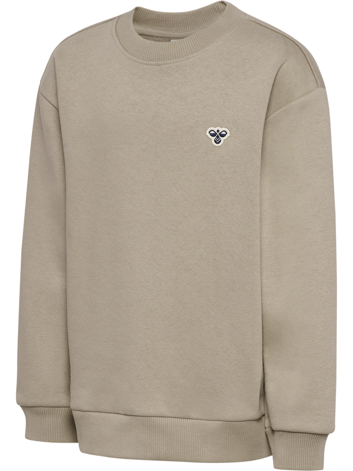 hmlJR LOOSE CREWNECK BEE, VINTAGE KHAKI, packshot