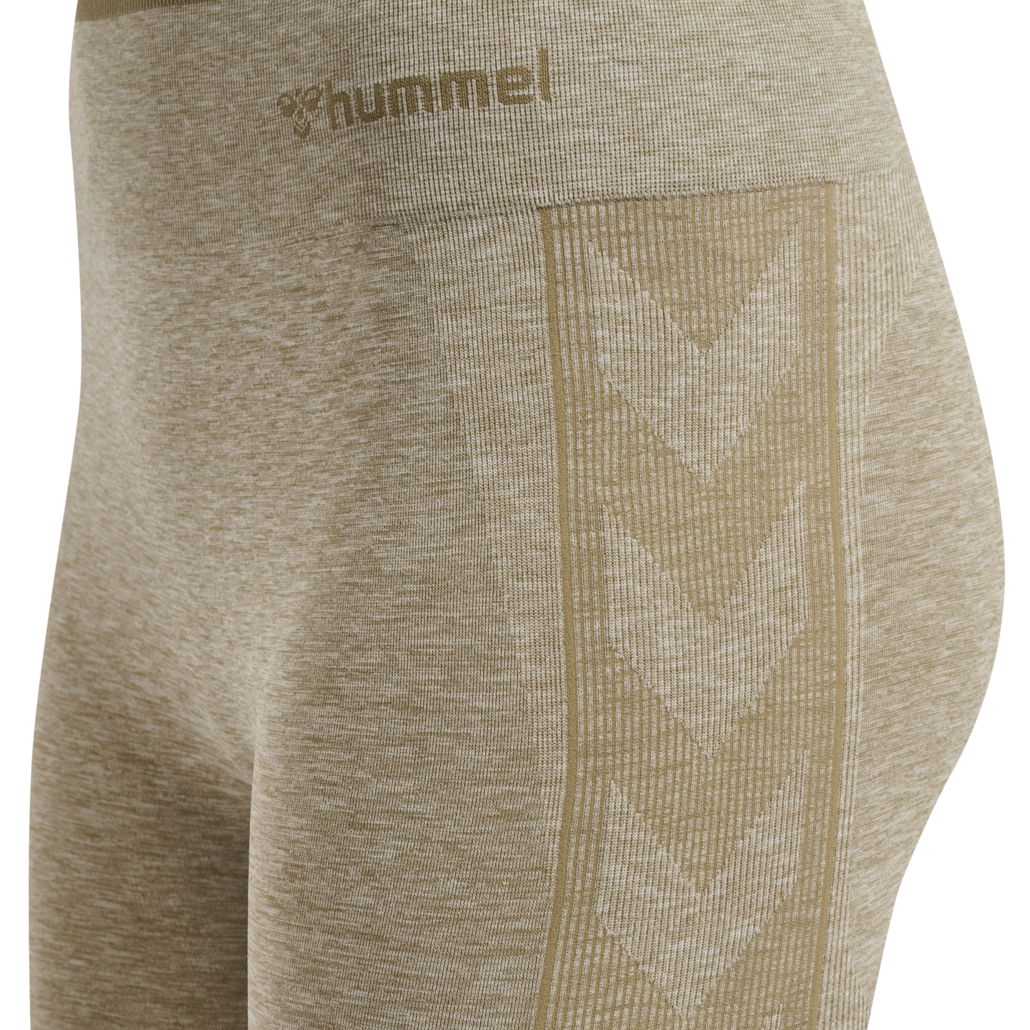hmlMT UNA SEAMLESS MID WAIST TIGHTS, VETIVER MELANGE, packshot