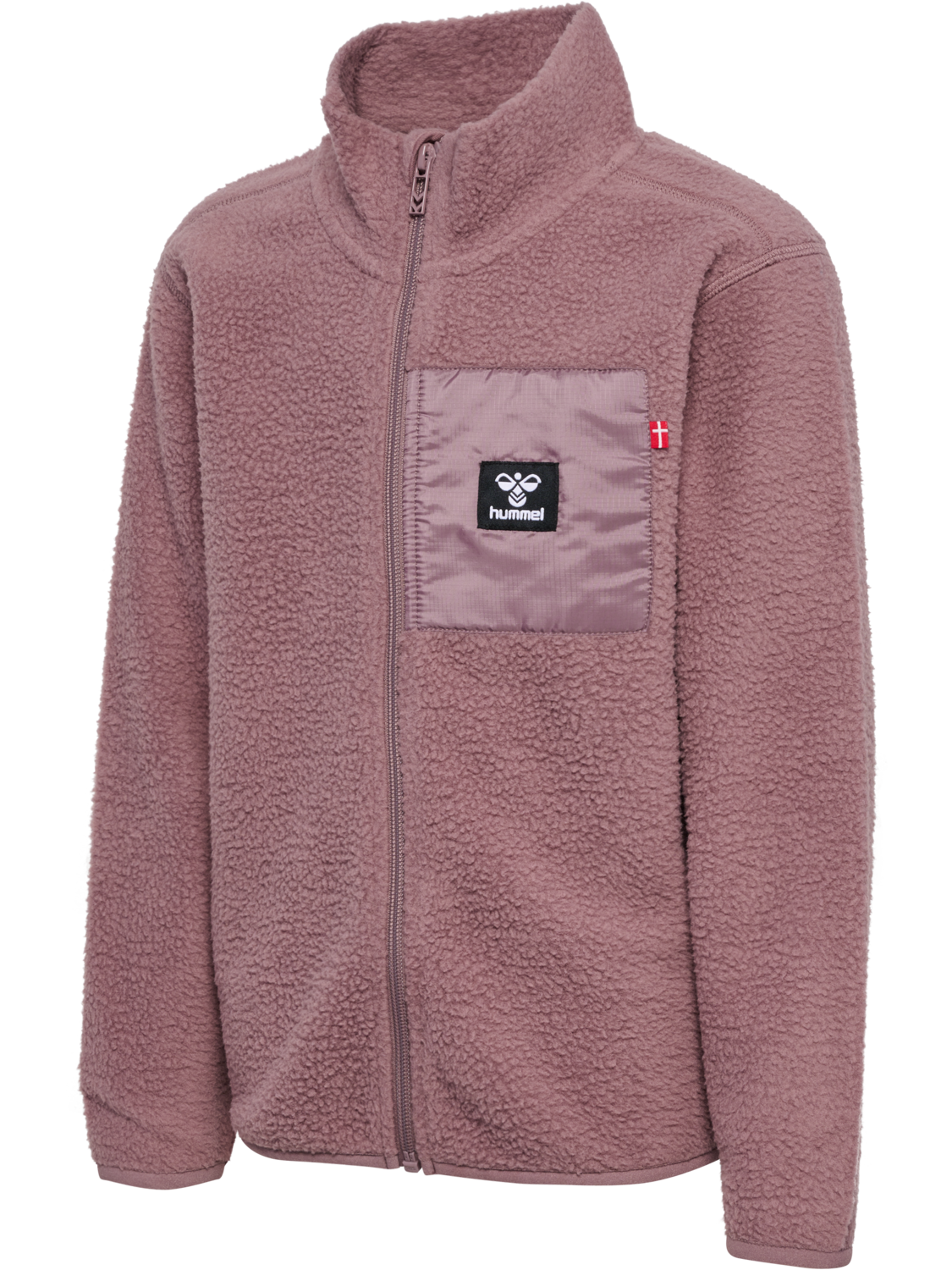 hmlATLAS FLEECE ZIP JACKET, TWILIGHT MAUVE, packshot