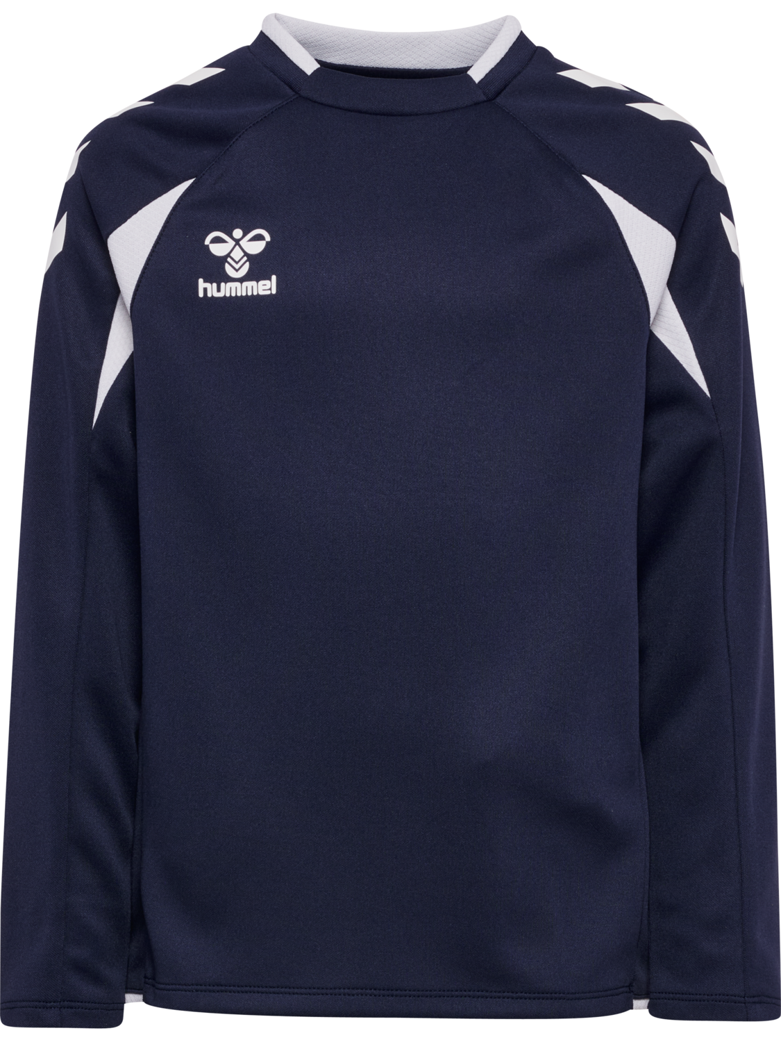 hmlCORE 2.0 CREW NECK KIDS, MARINE/WHITE, packshot