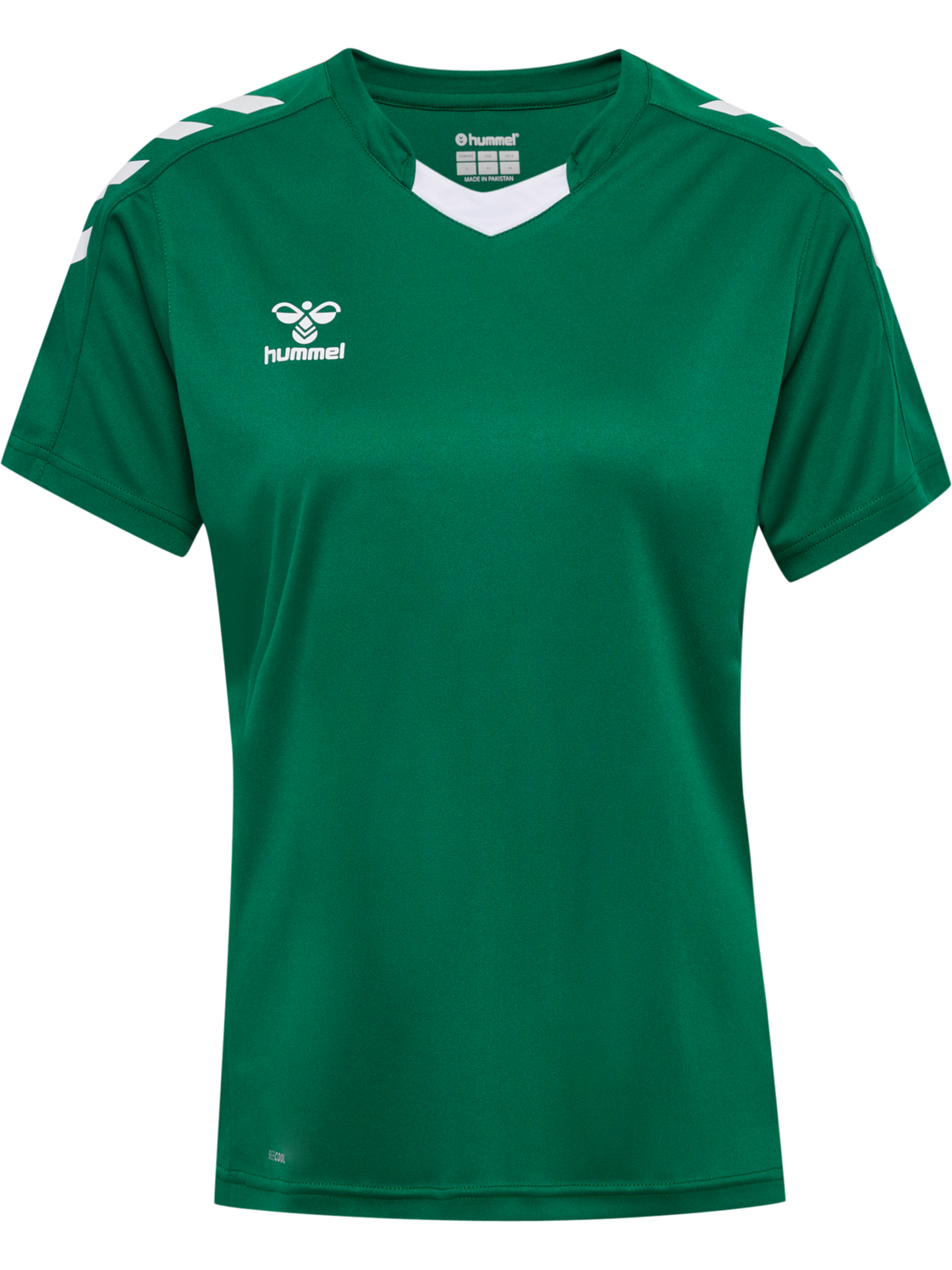 hmlCORE XK POLY JERSEY S/S WOMAN, EVERGREEN, packshot