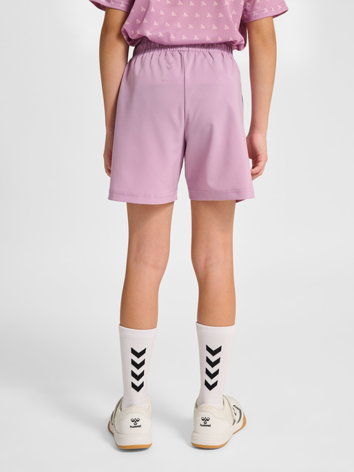 hmlJR PULSE WORKOUT SHORTS, LAVENDER MIST, model
