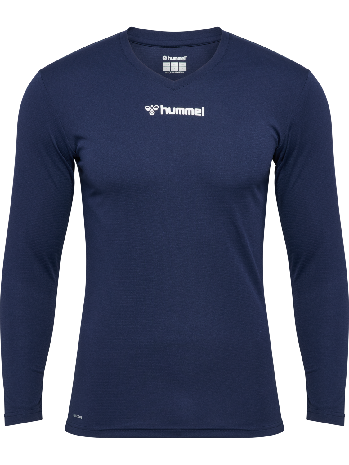 hmlBL ESSENTIAL TEE L/S, MARINE, packshot