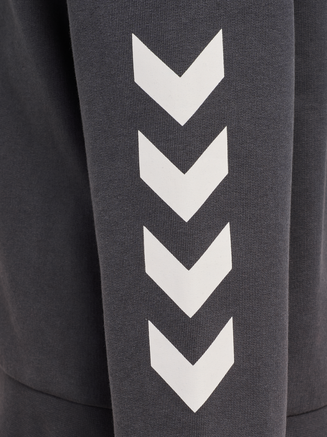 hmlJR LOGO ZIP JACKET, EBONY, packshot