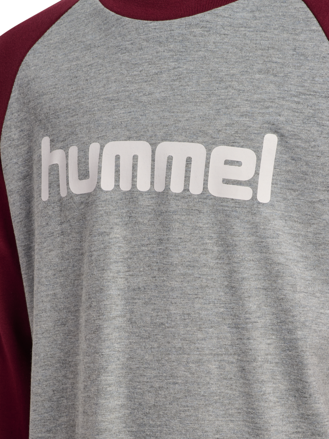 hmlJR LOGO T-SHIRT L/S, CHOCOLATE TRUFFLE, packshot