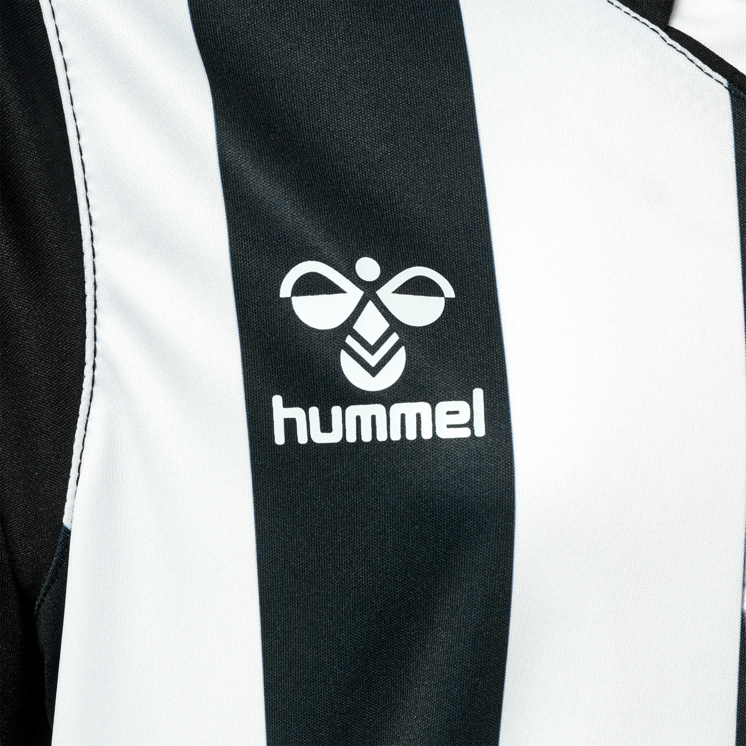 hmlCORE XK STRIPED JERSEY S/S KIDS, BLACK/WHITE, packshot
