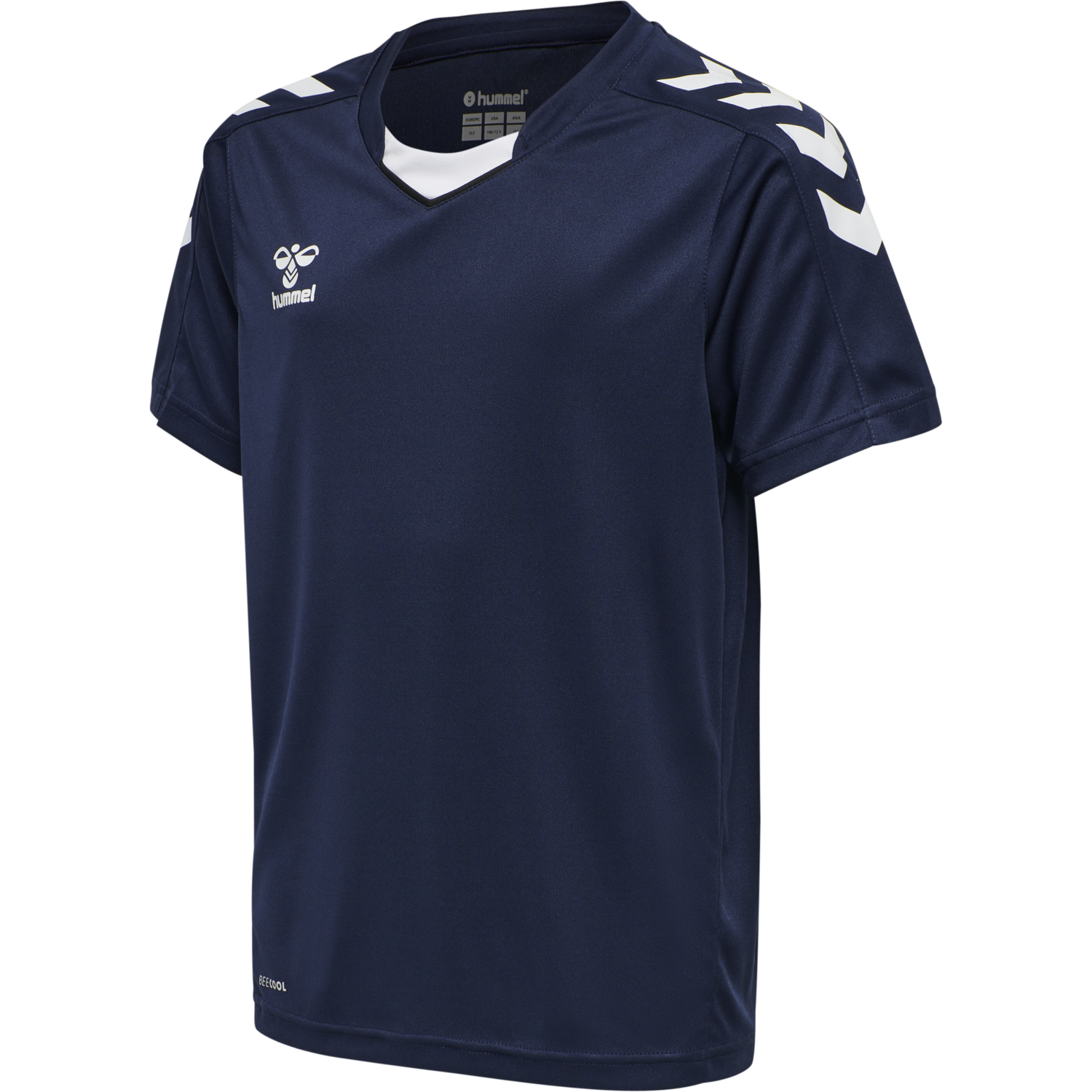 hmlCORE XK POLY JERSEY S/S KIDS, MARINE, packshot