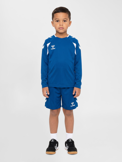 hmlCORE 2.0 JERSEY L/S KIDS, TRUE BLUE/WHITE, model